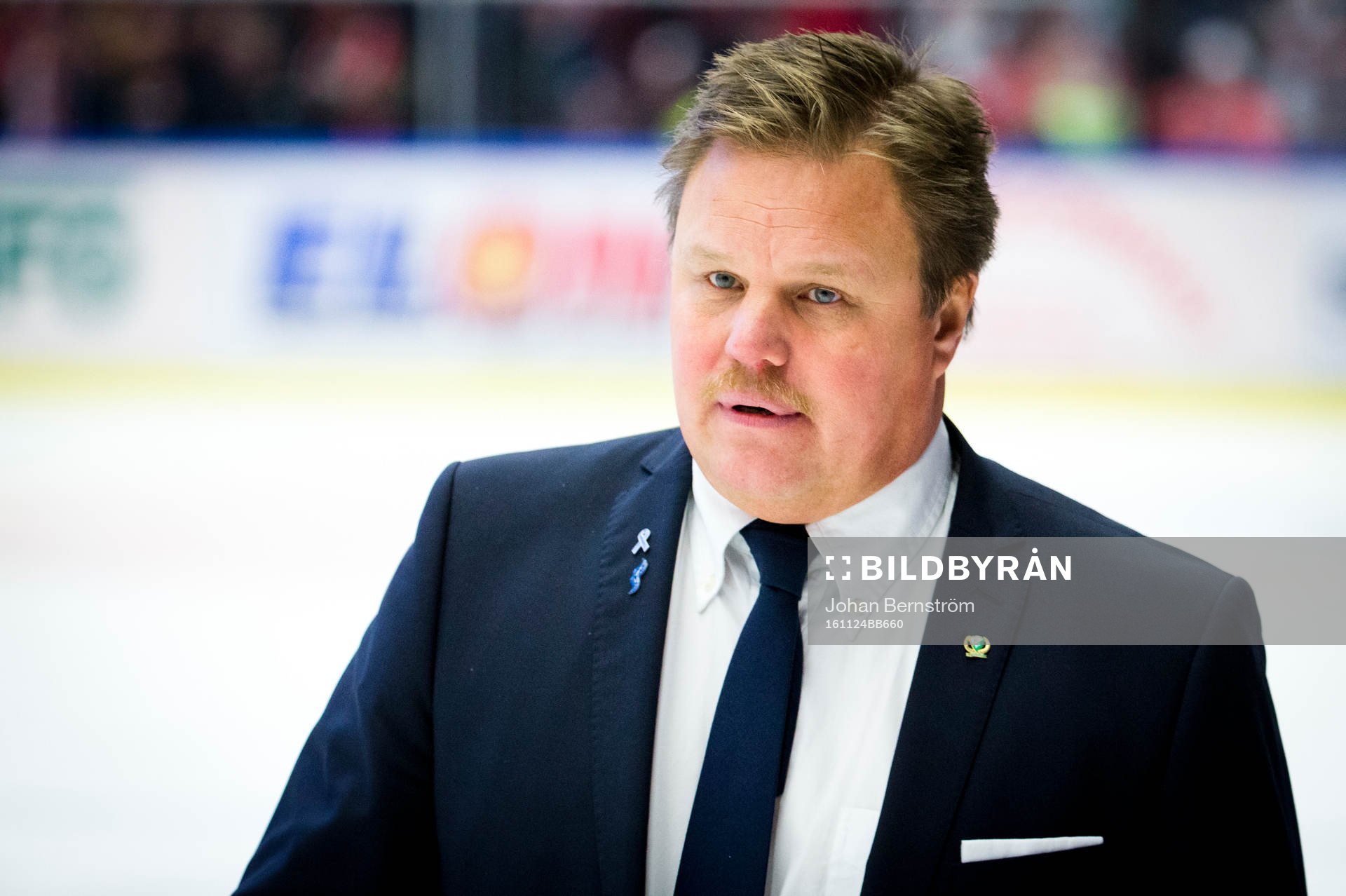 Färjestads Tränare Leif Carlsson
