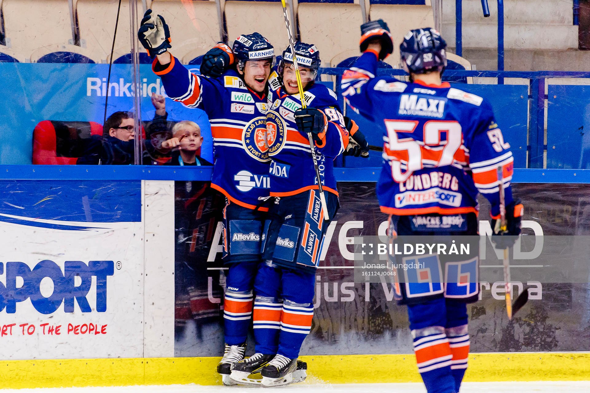 Växjös Pontus Netterberg jublar