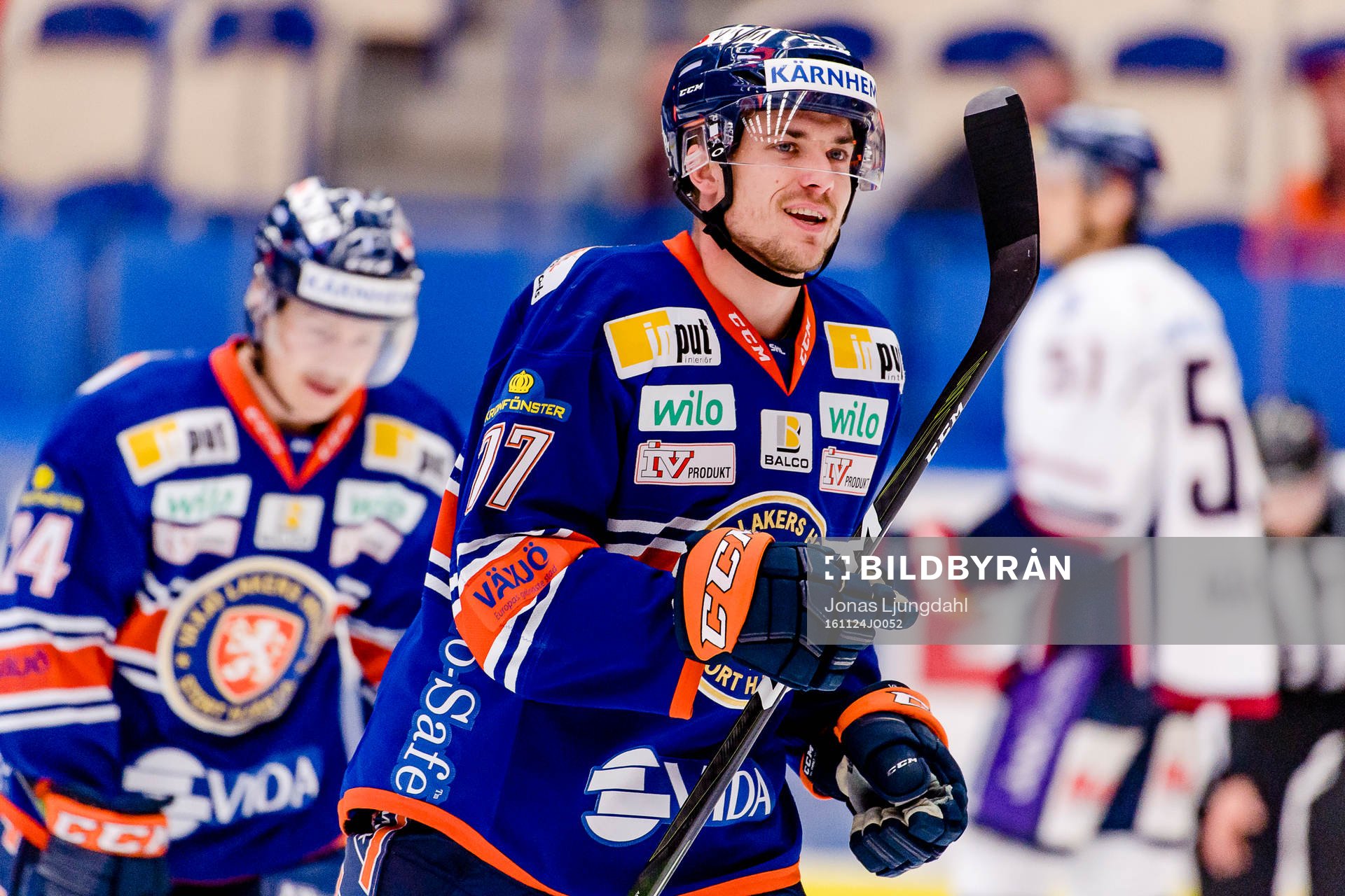 Växjös Pontus Netterberg jublar