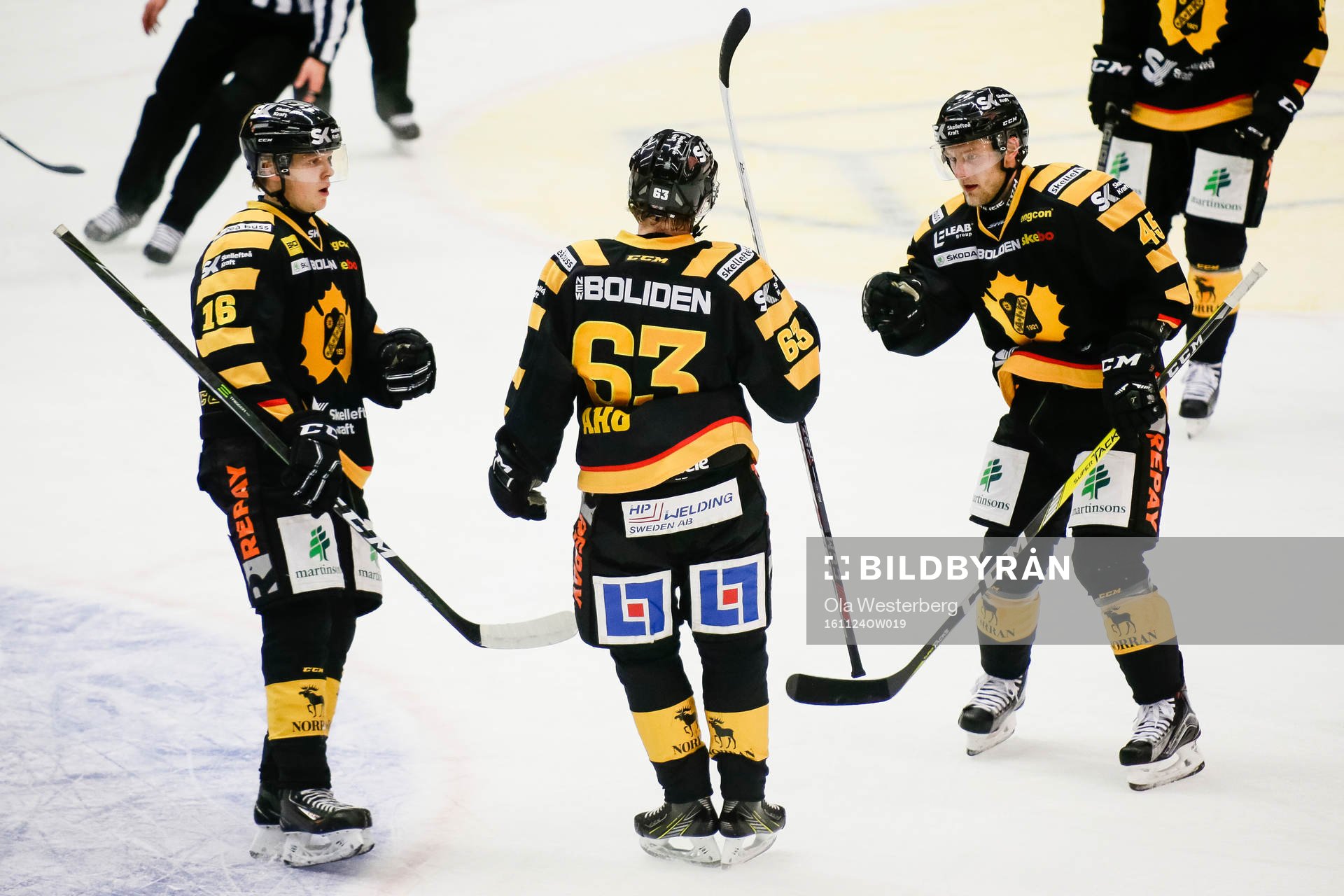 Skellefteås Linus Lindström, Sebastian Aho och Oscar