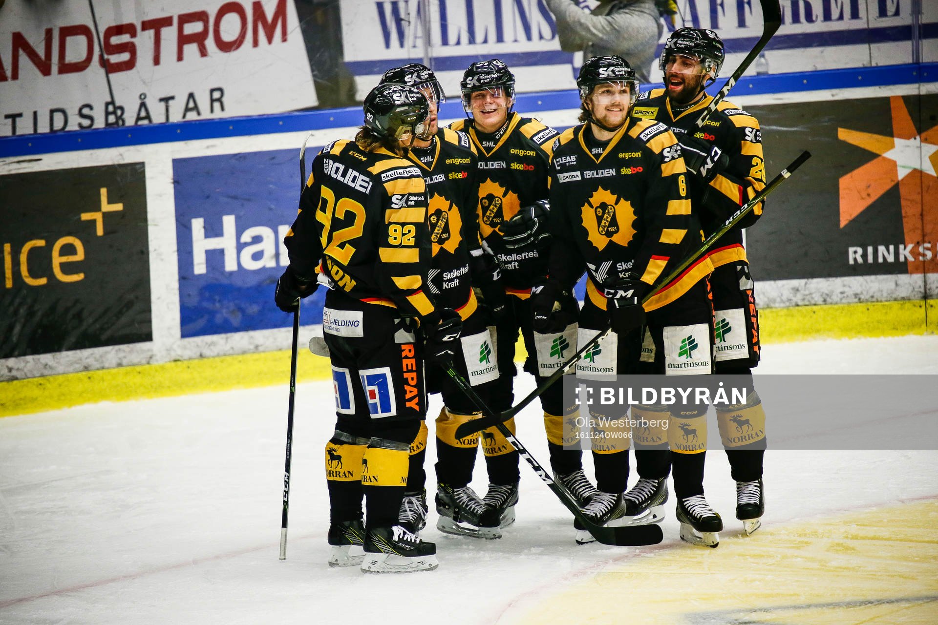 Skellefteås Linus Lindström , Jesper Olofsson, Pontus