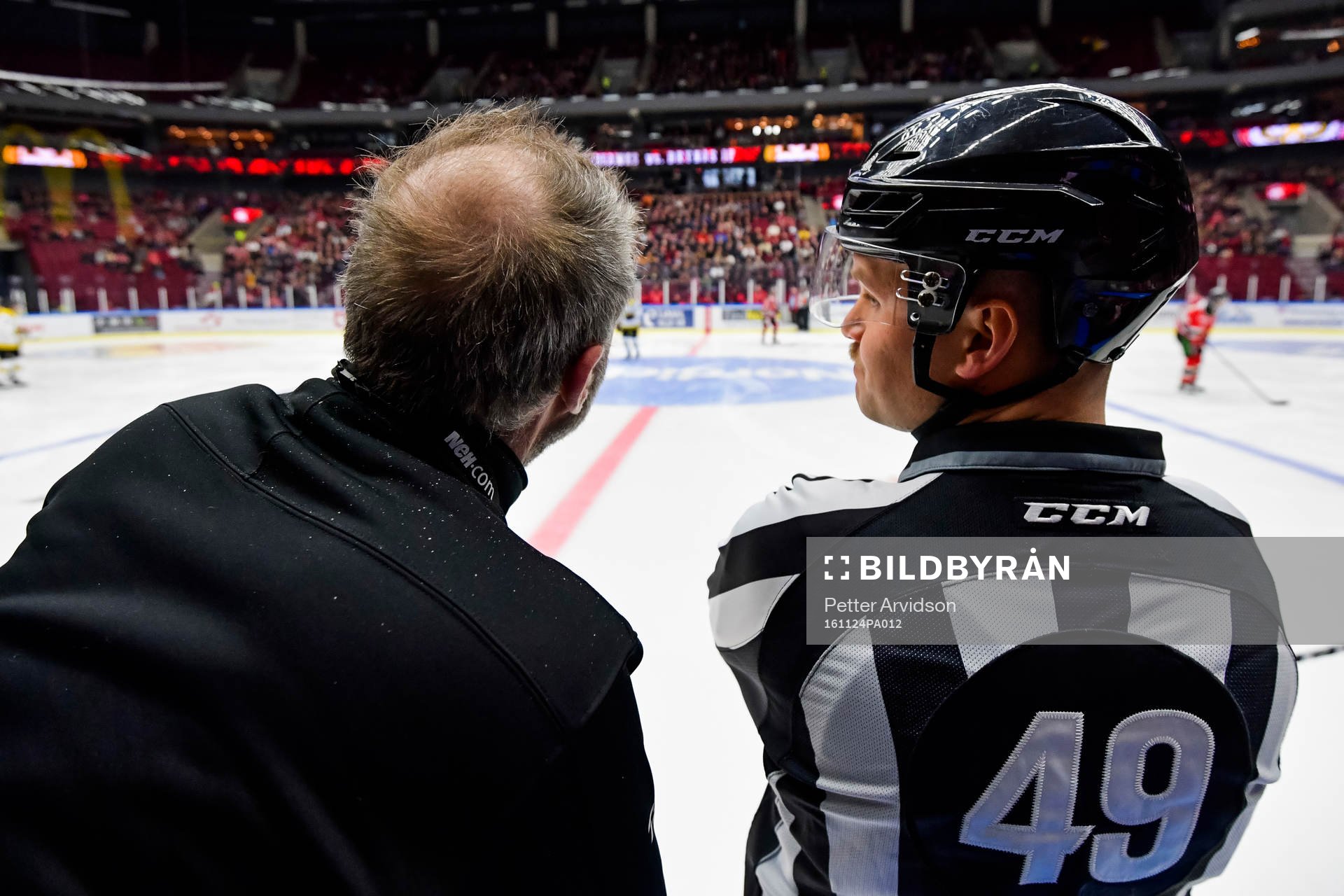 Försenad starttid av ishockeymatchen i SHL mellan Malmö