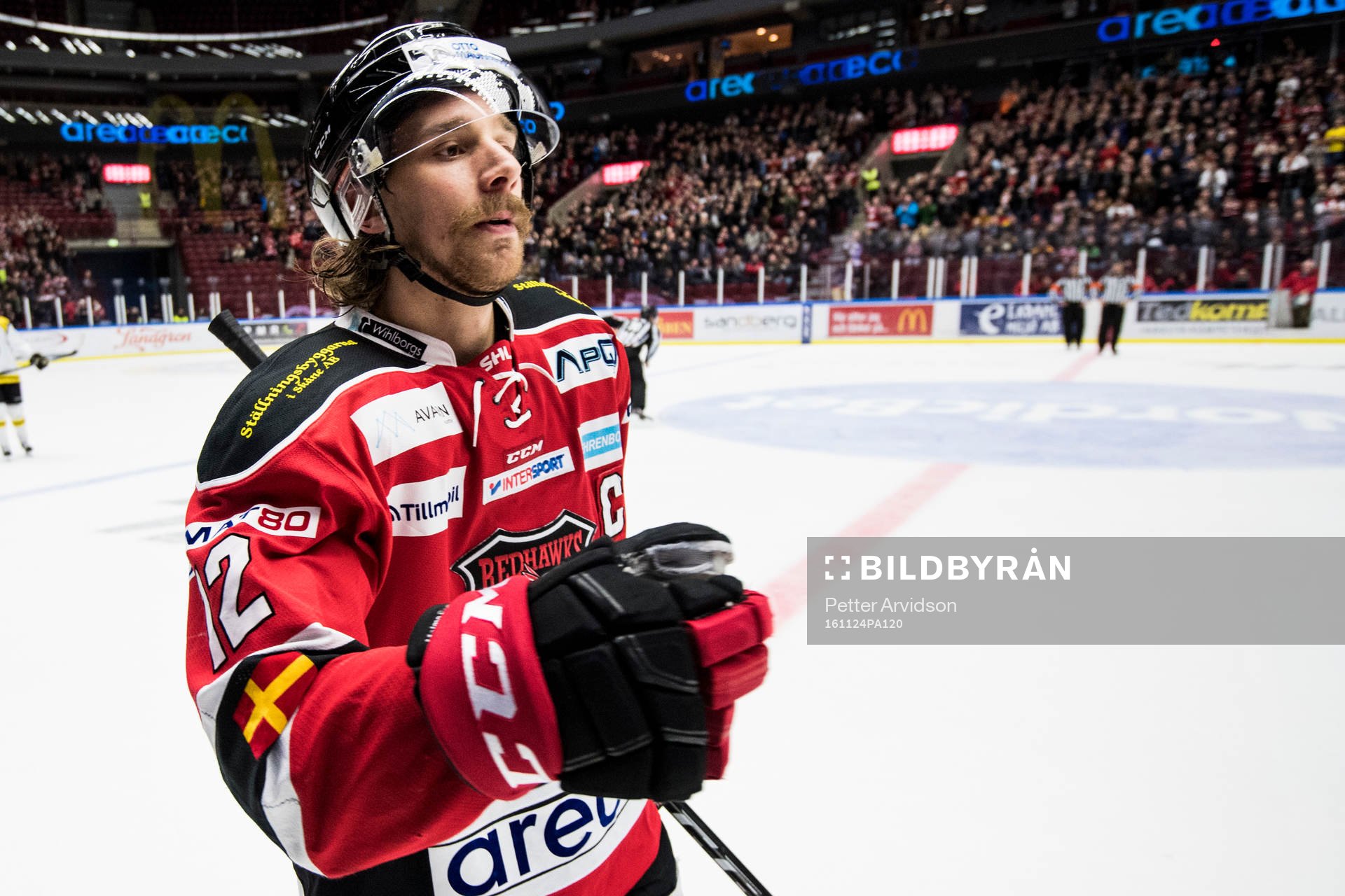 Malmö Redhawks Andreas Thuresson jublar