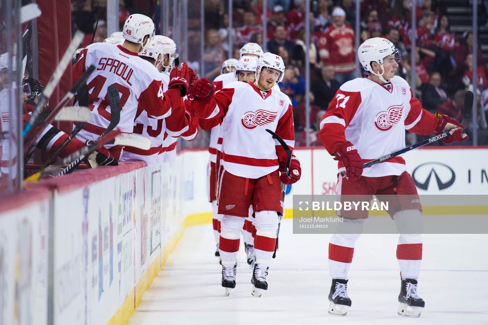 Detroits Gustav Nyquist jublar