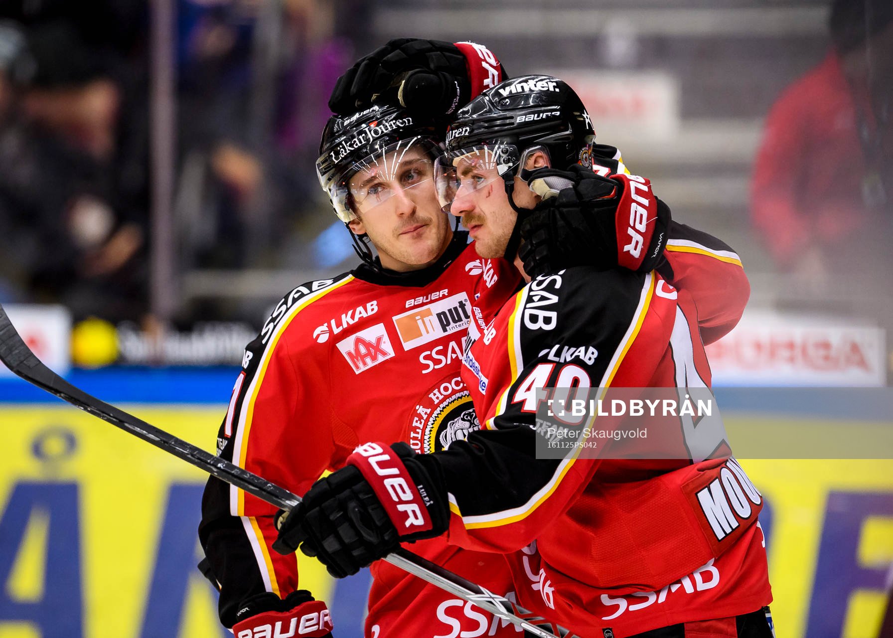 Luleås Kael Mouillierat (h) jublar