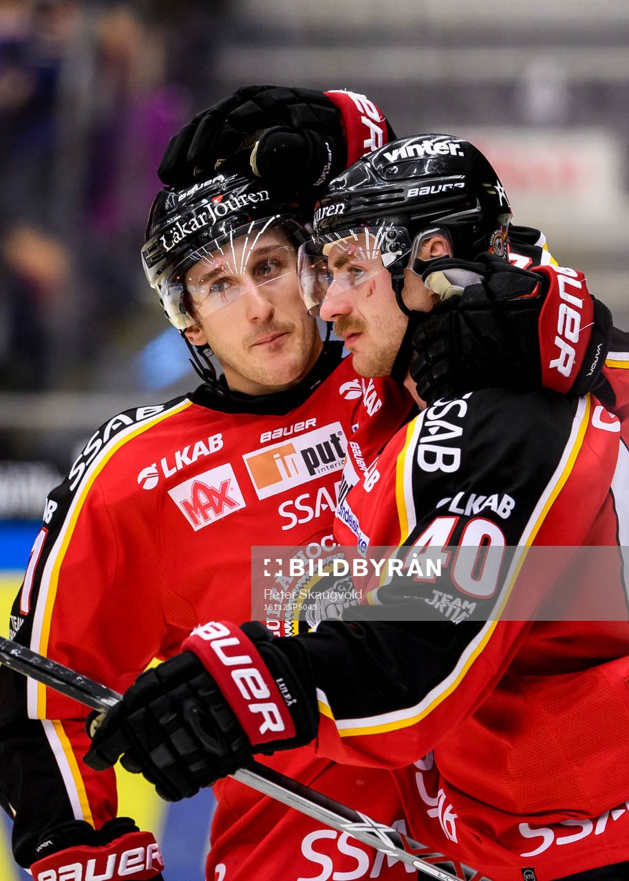 Luleås Kael Mouillierat (h) jublar