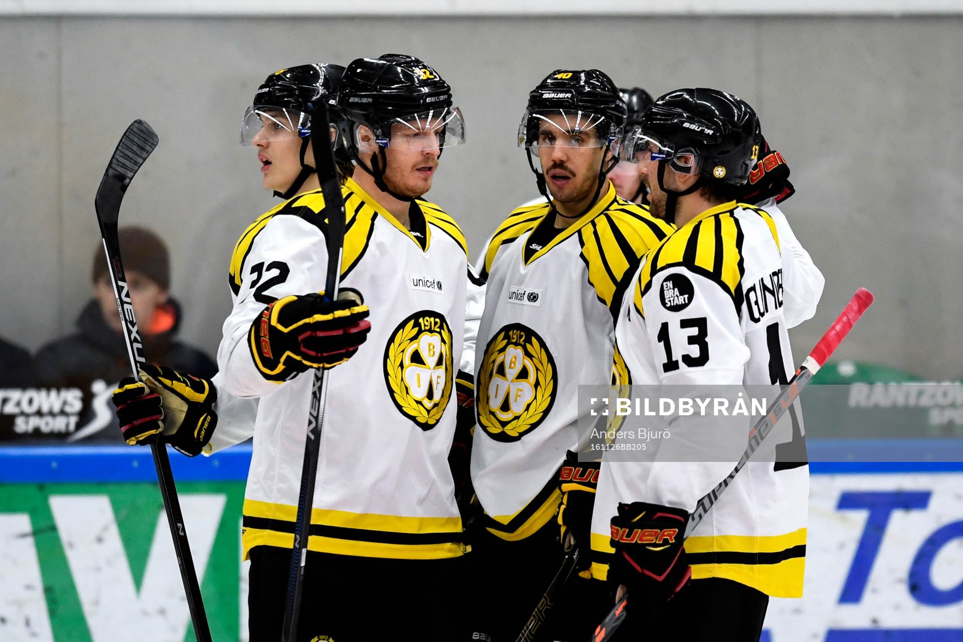 Brynäs Nick Johnson, Jesper Jensen och Ryan Gunderson