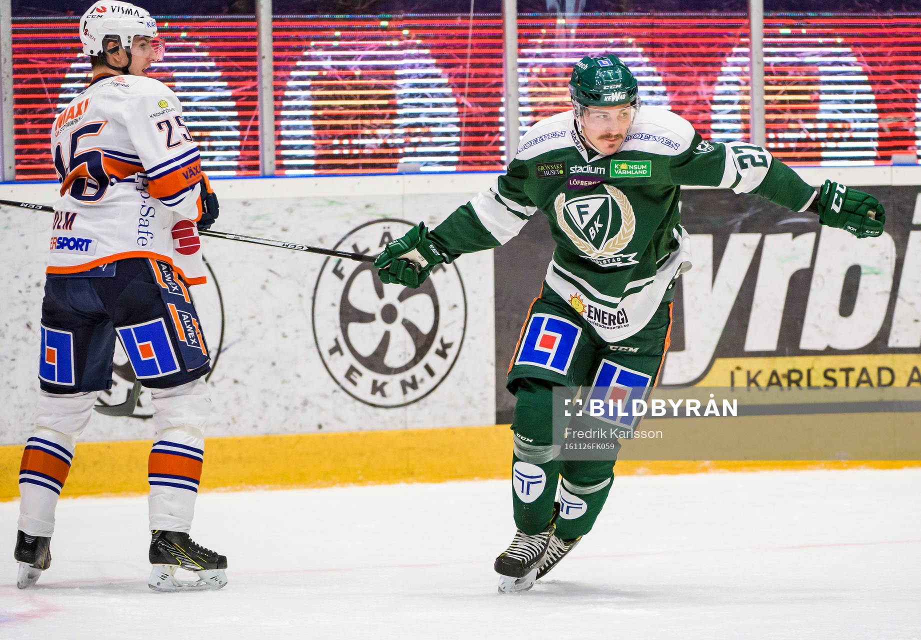 Växjös Philip Holm och Färjestads John Persson