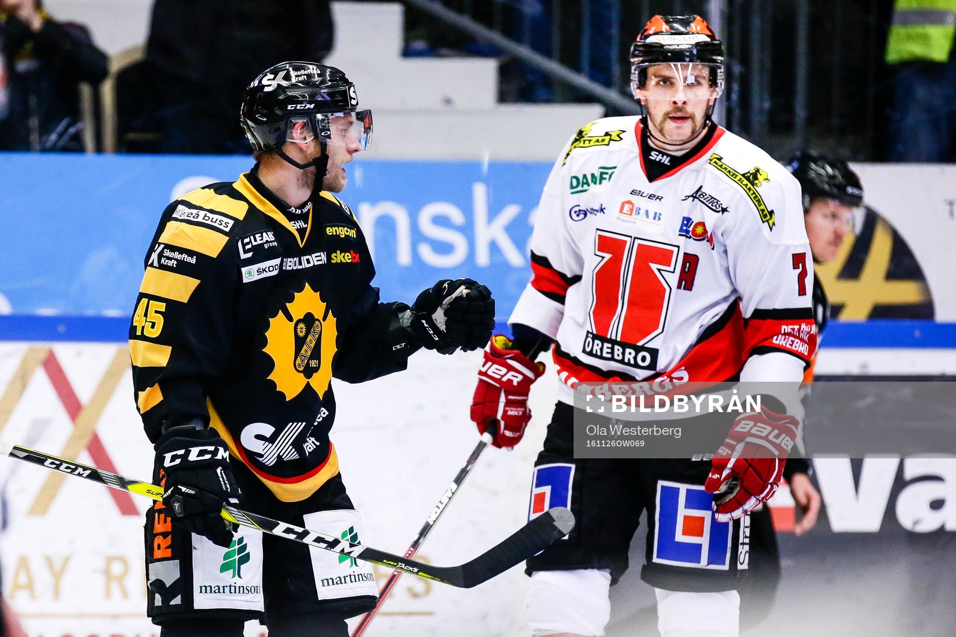 Skellefteås Oscar Möller jublar