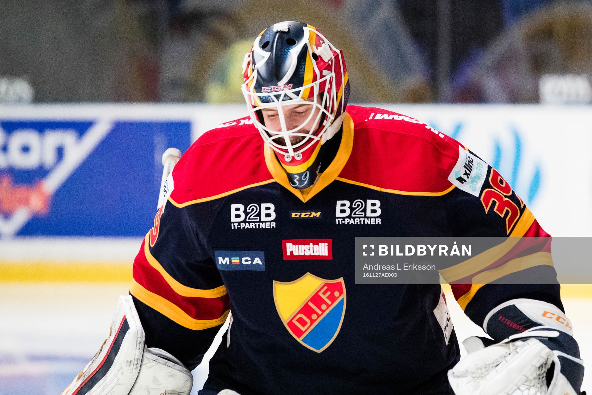 Djurgårdens målvakt Adam Reideborn