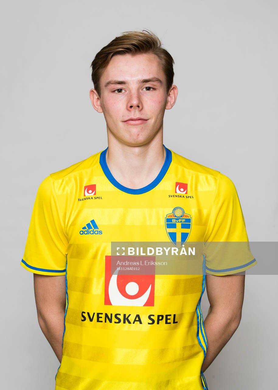 Jonatan Vikström i P17/99-landslaget poserar för ett porträtt den 28 november 2016 i Stockholm. 