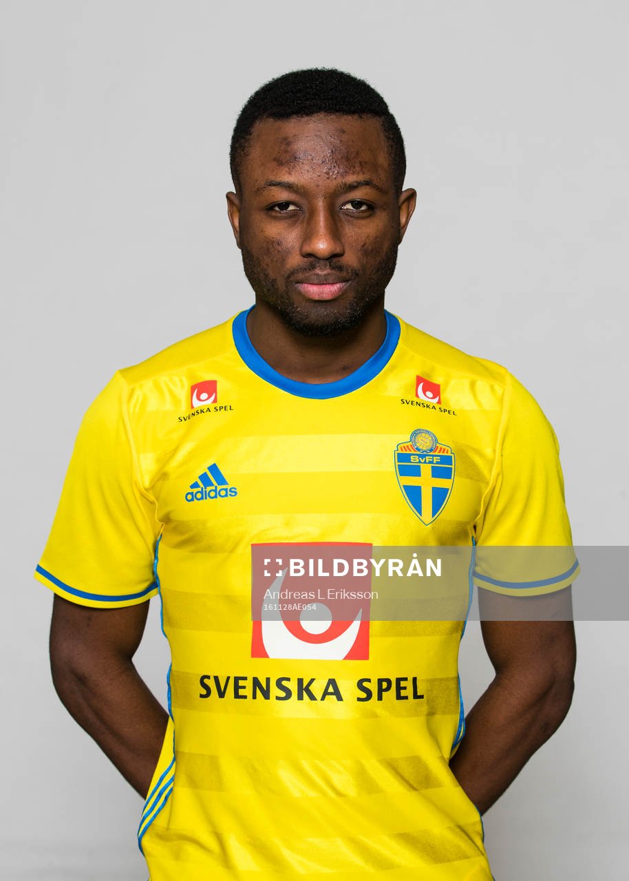 Ibrahima Bah i P17/99-landslaget poserar för ett porträtt den 28 november 2016 i Stockholm. 