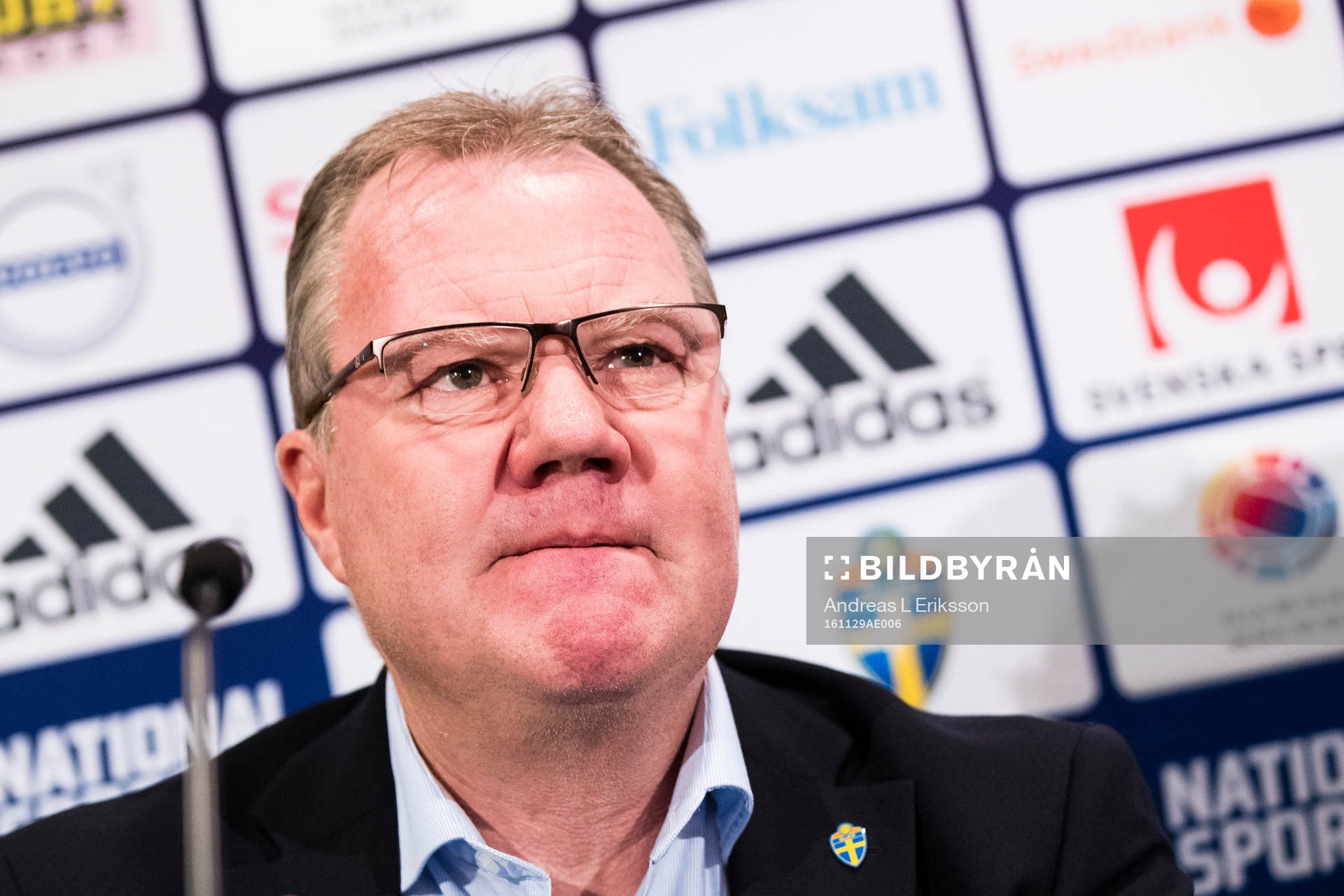 Svenska Fotbollförbundets ordförande Karl-Erik Nilsson