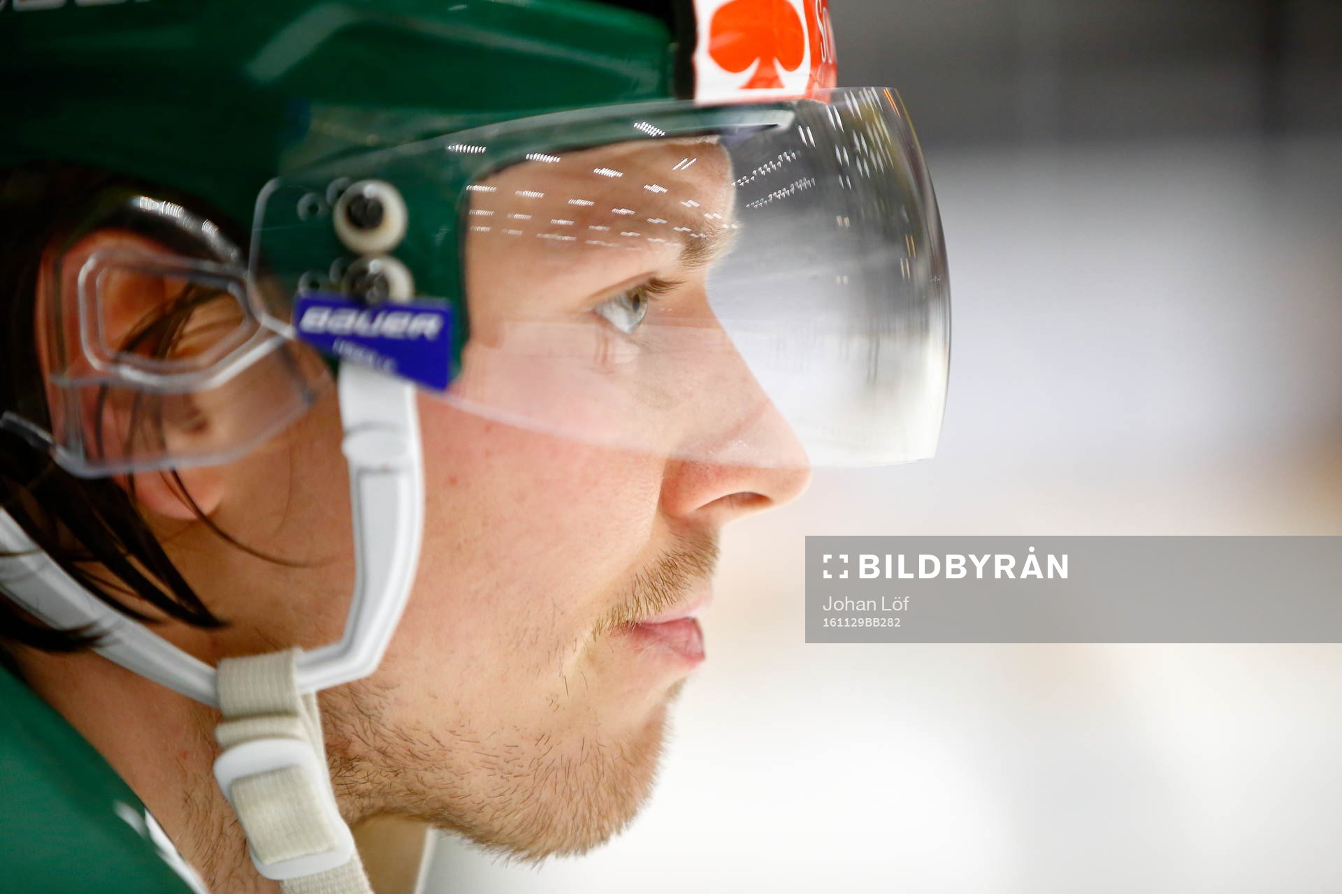 Närbild på Björklövens Kim Karlsson