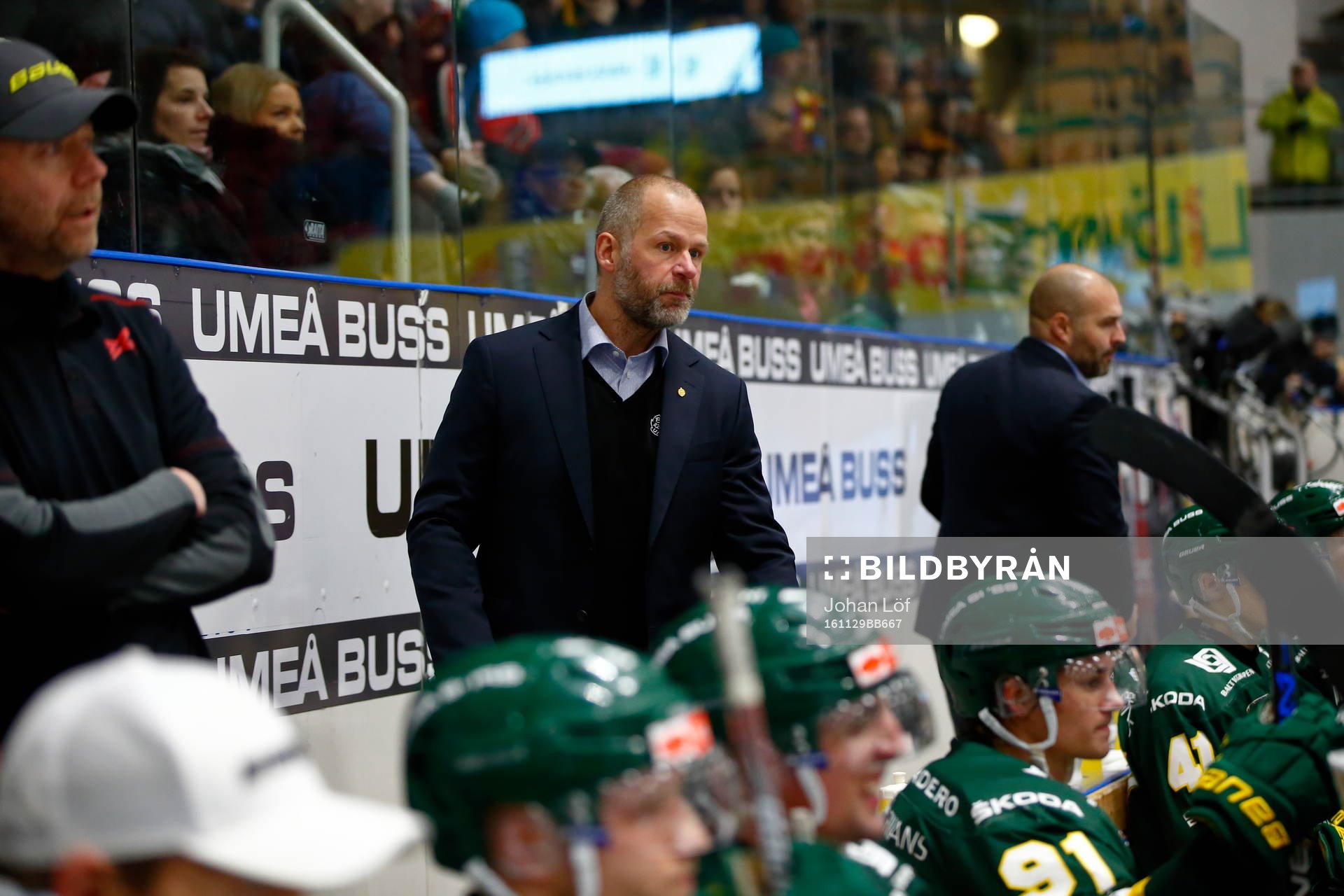 Björklövens tränare Markus Åkerblom