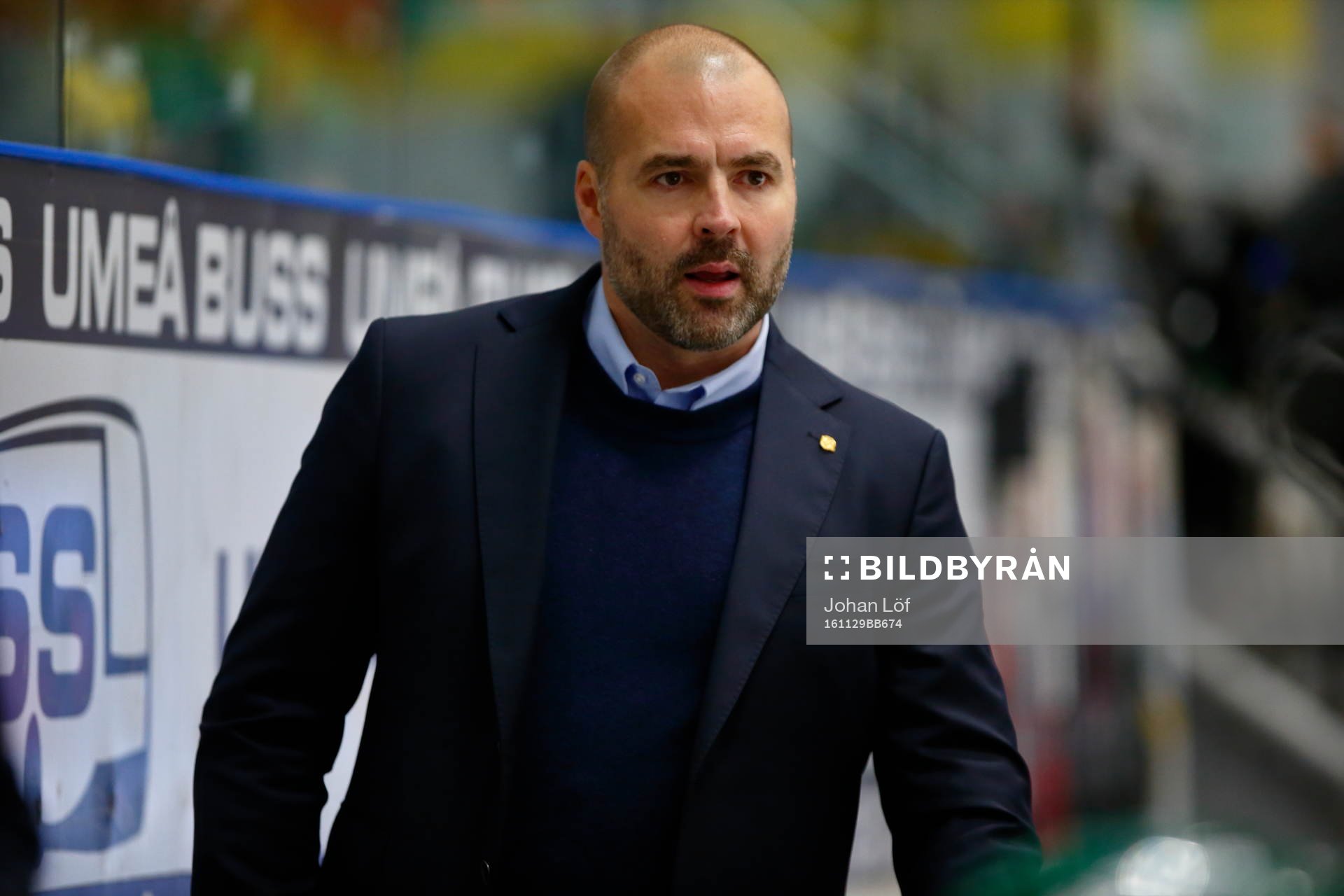Björklövens assisterande tränare Jesper Jäger