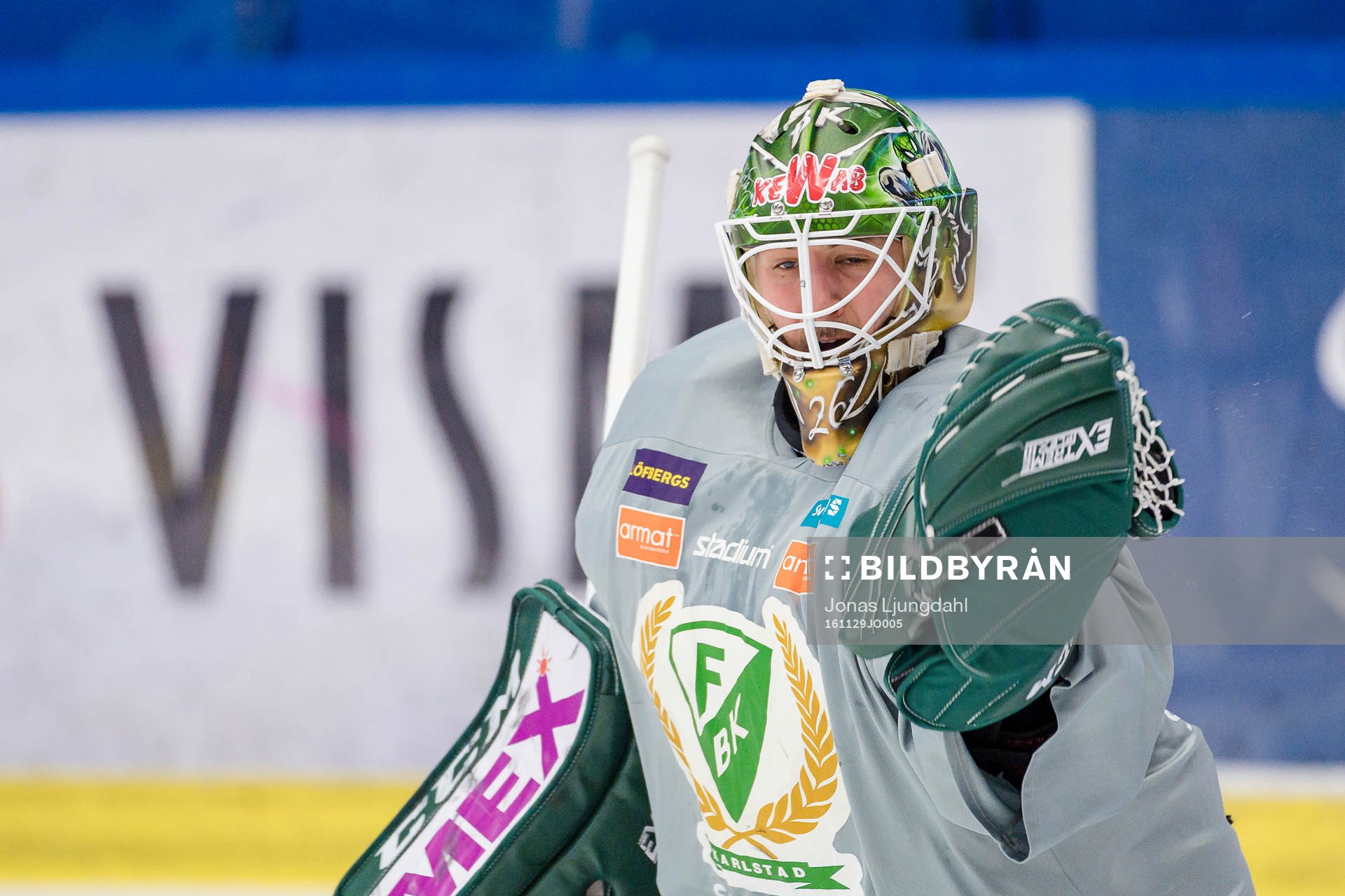 Färjestads målvakt Stefan Steen
