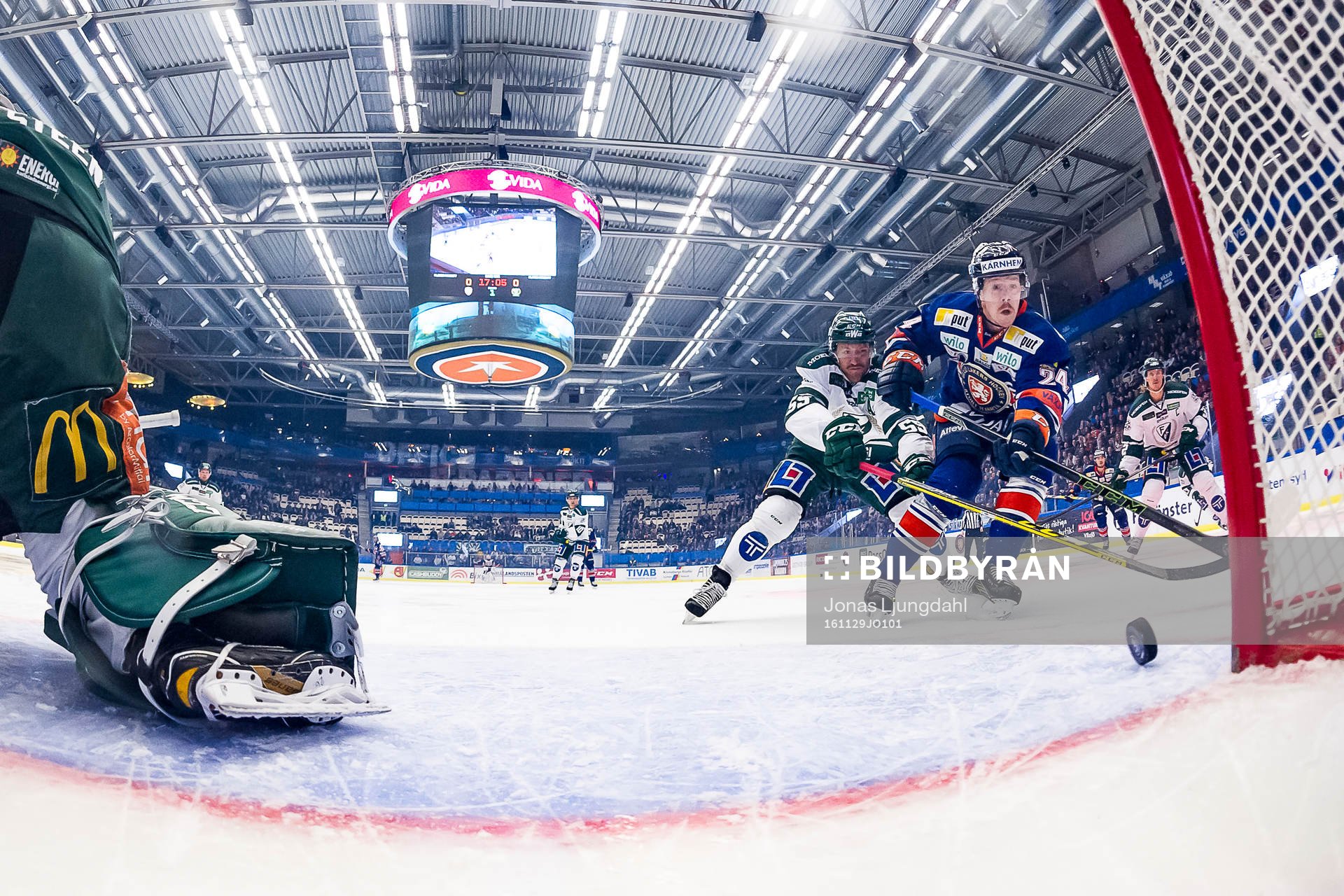 Växjös Joakim Hillding gör mål 1-0