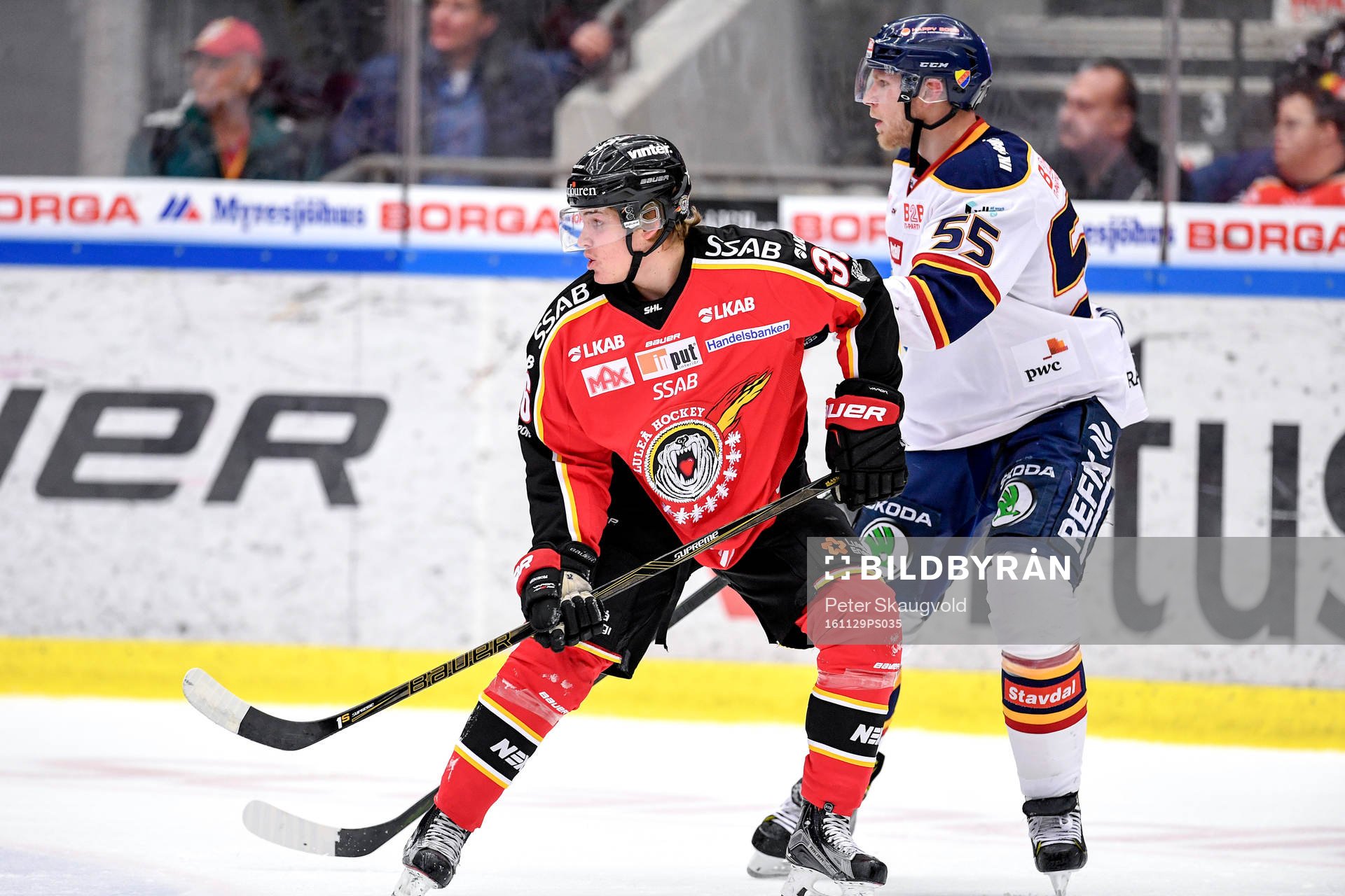 Luleås Marcus Collin och Djurgårdens Alexander Urbom
