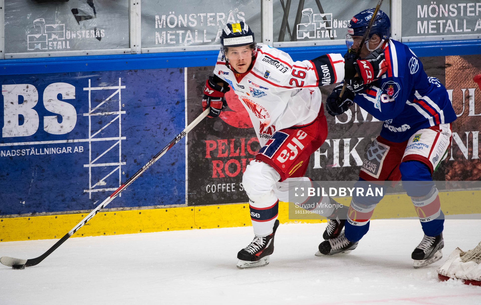 Västerviks Victor Öhman och Oskarshamns Fredrik Styrman