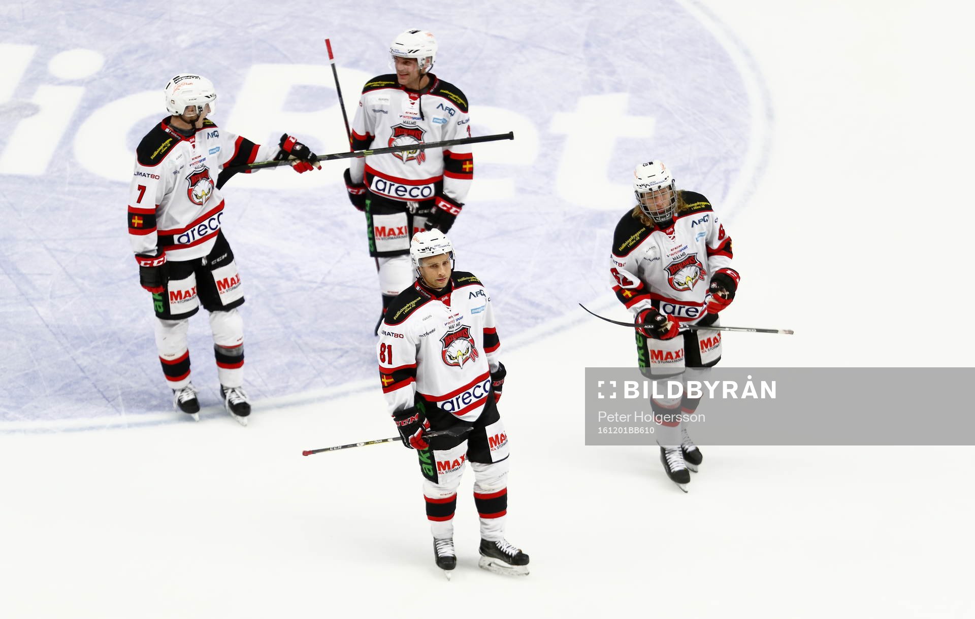 Malmö Redhawk-spelare deppar