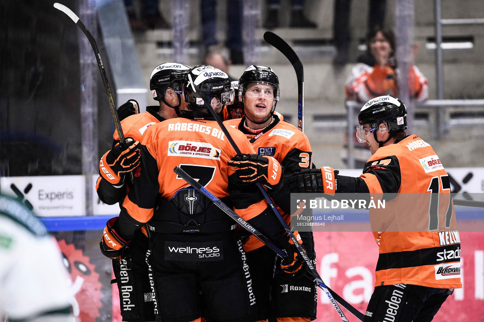 Karlskronas spelare jublar