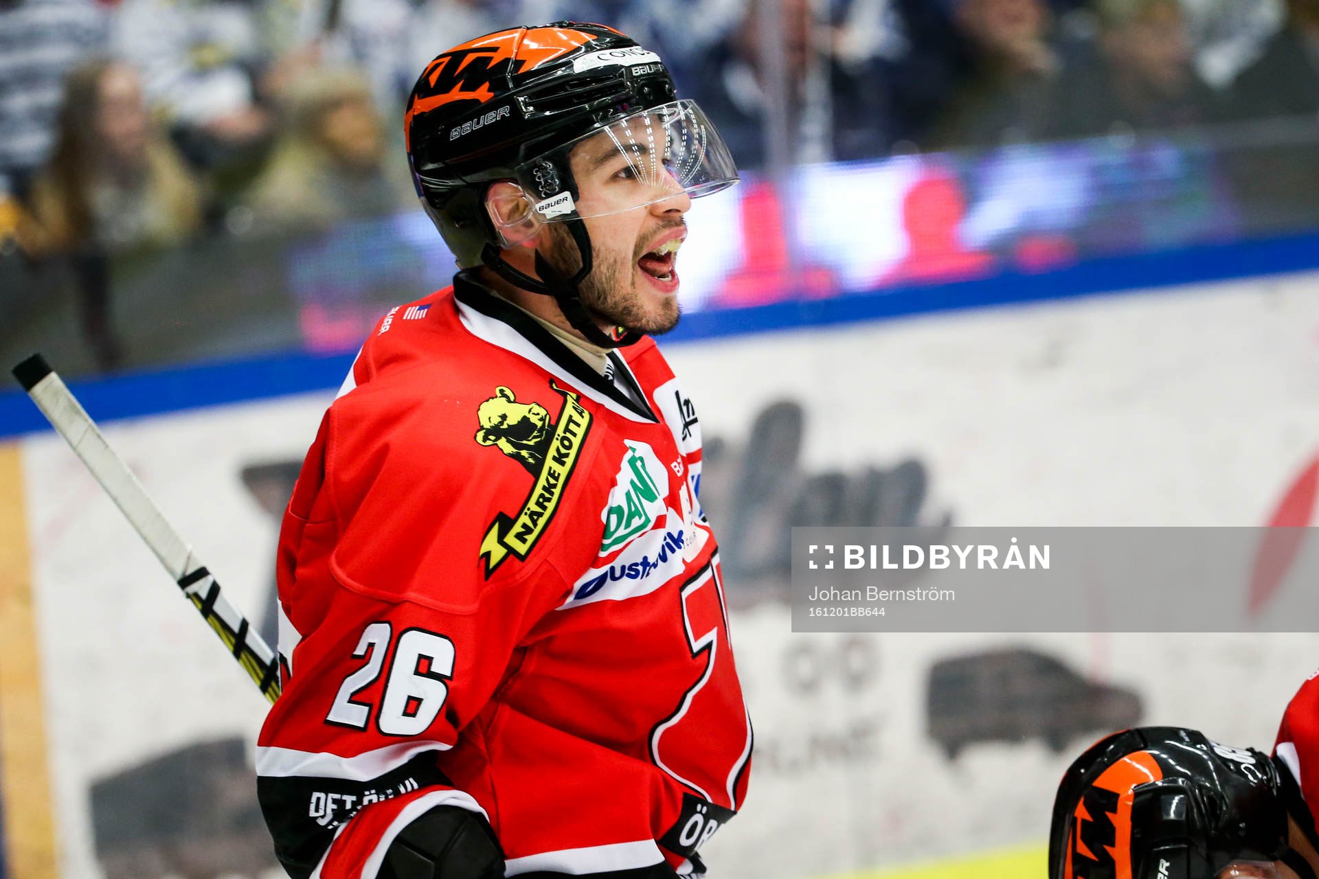 Örebros Greg Squires jublar