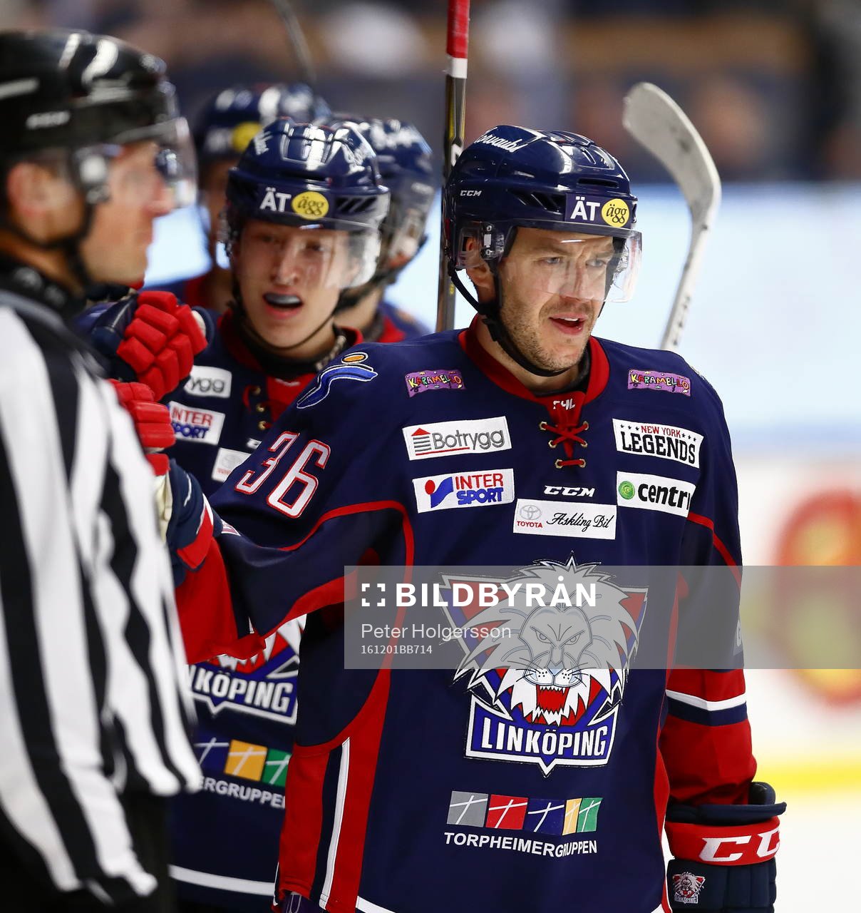 Linköpings Niklas Fogström jublar