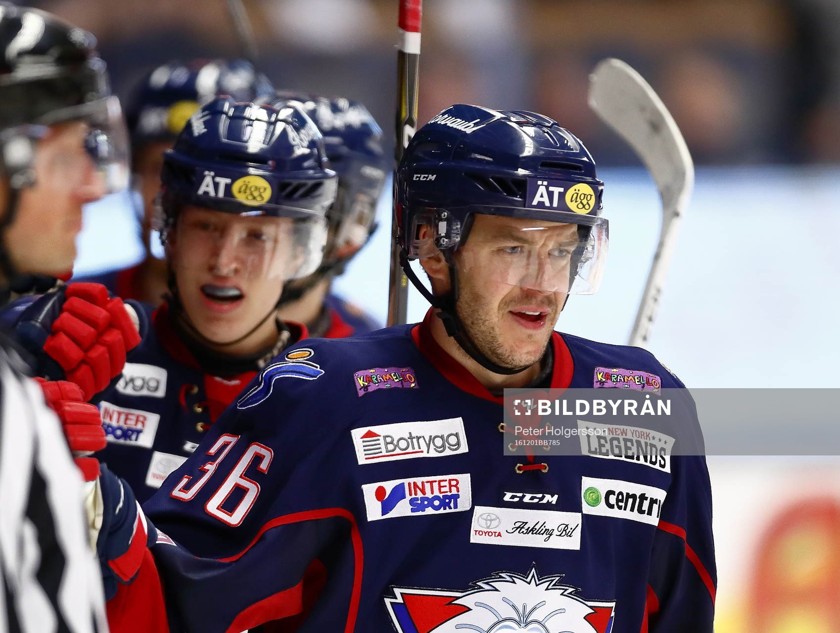 Linköpings Niklas Fogström jublar