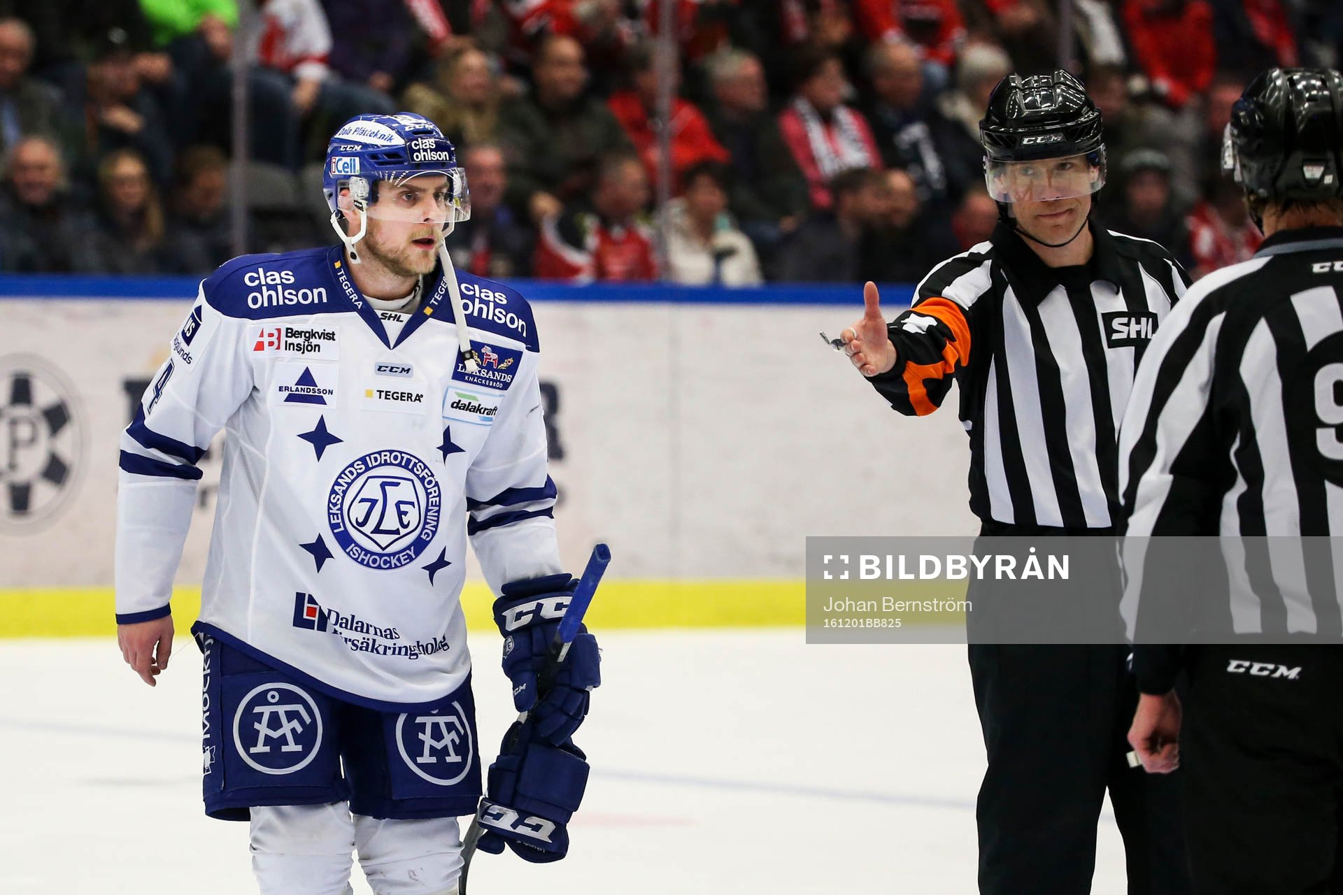 Leksands Nichlas Torp får matchstraff