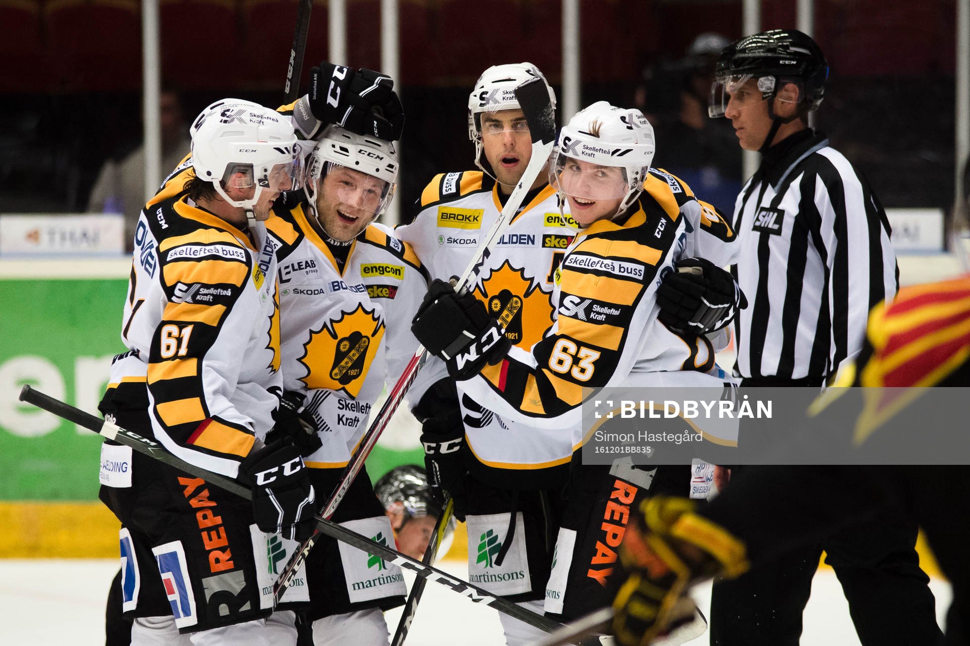 Skellefteås Fredrik Lindgren, Oscar Möller, Joakim