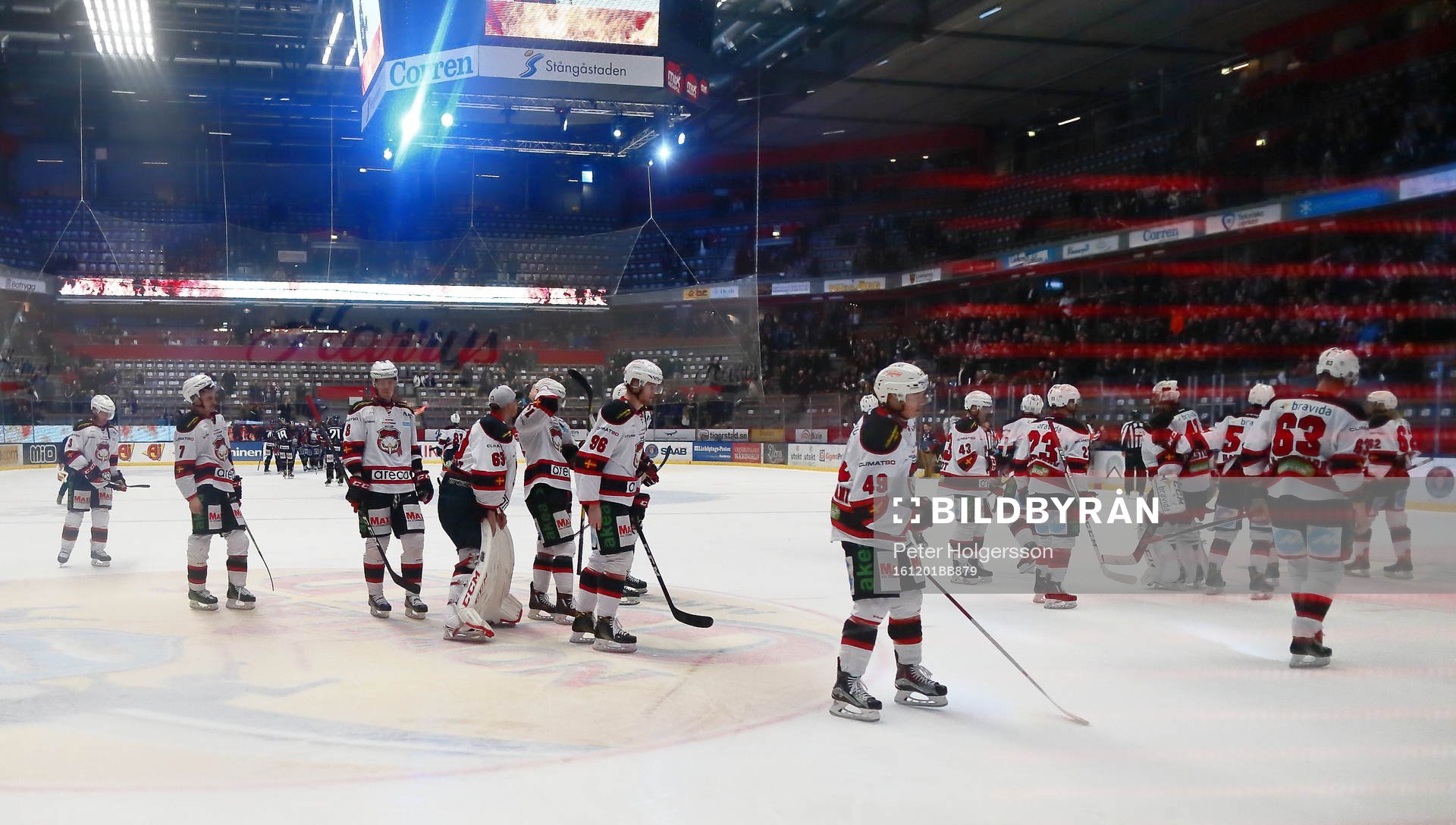 Malmö Redhawks spelare deppar