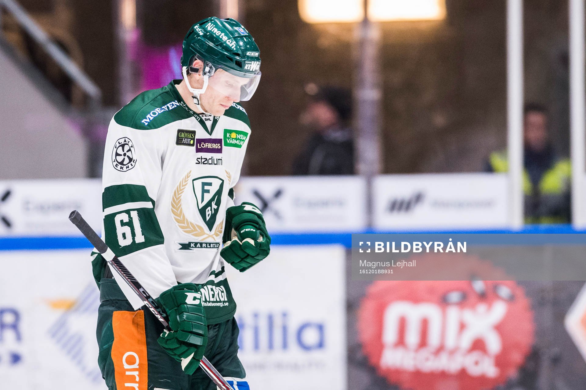 Färjestads Johan Ryno deppar