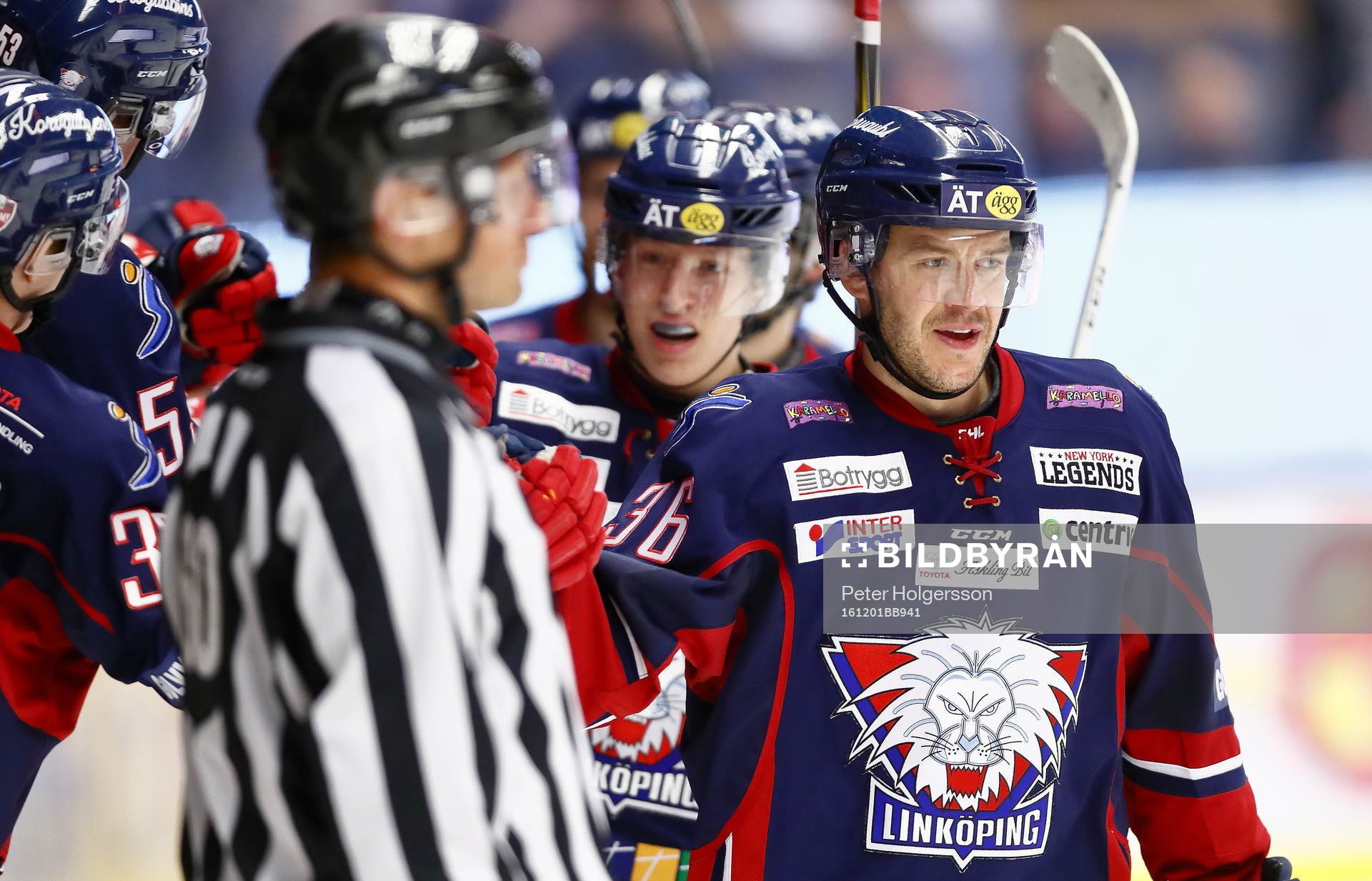 Linköpings Niklas Fogström jublar