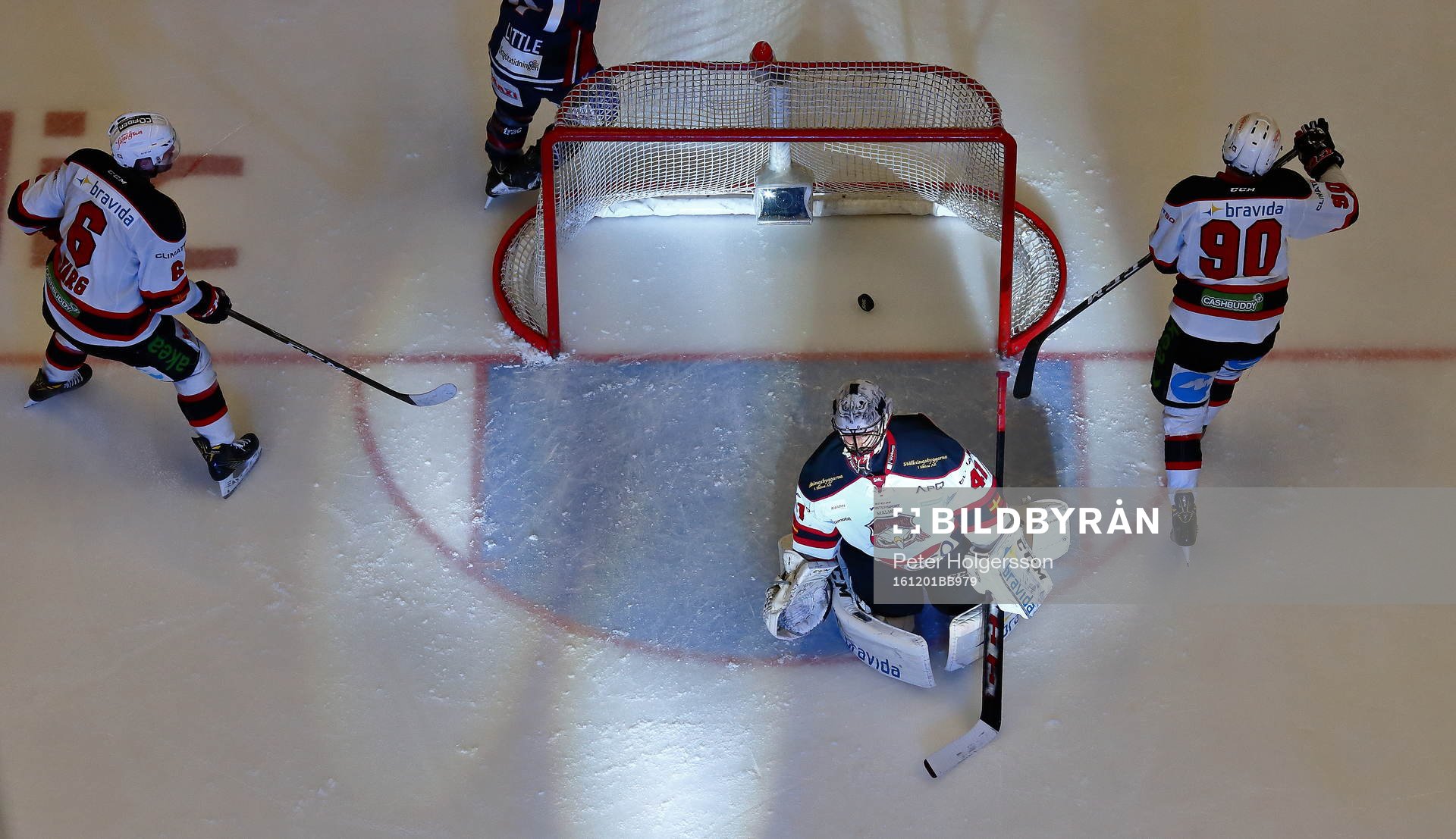 Malmö Redhawks spelare deppar