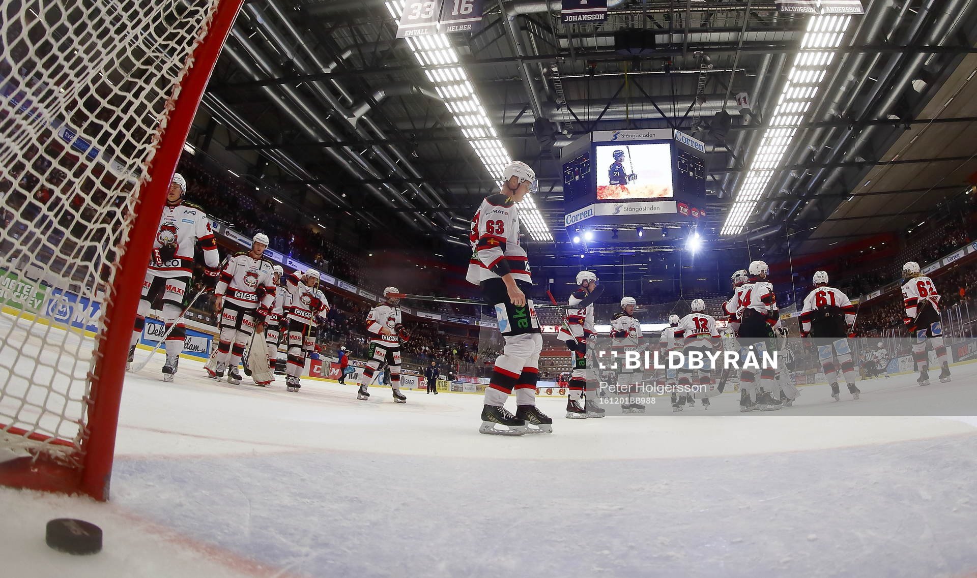 Malmö Redhawks spelare deppar
