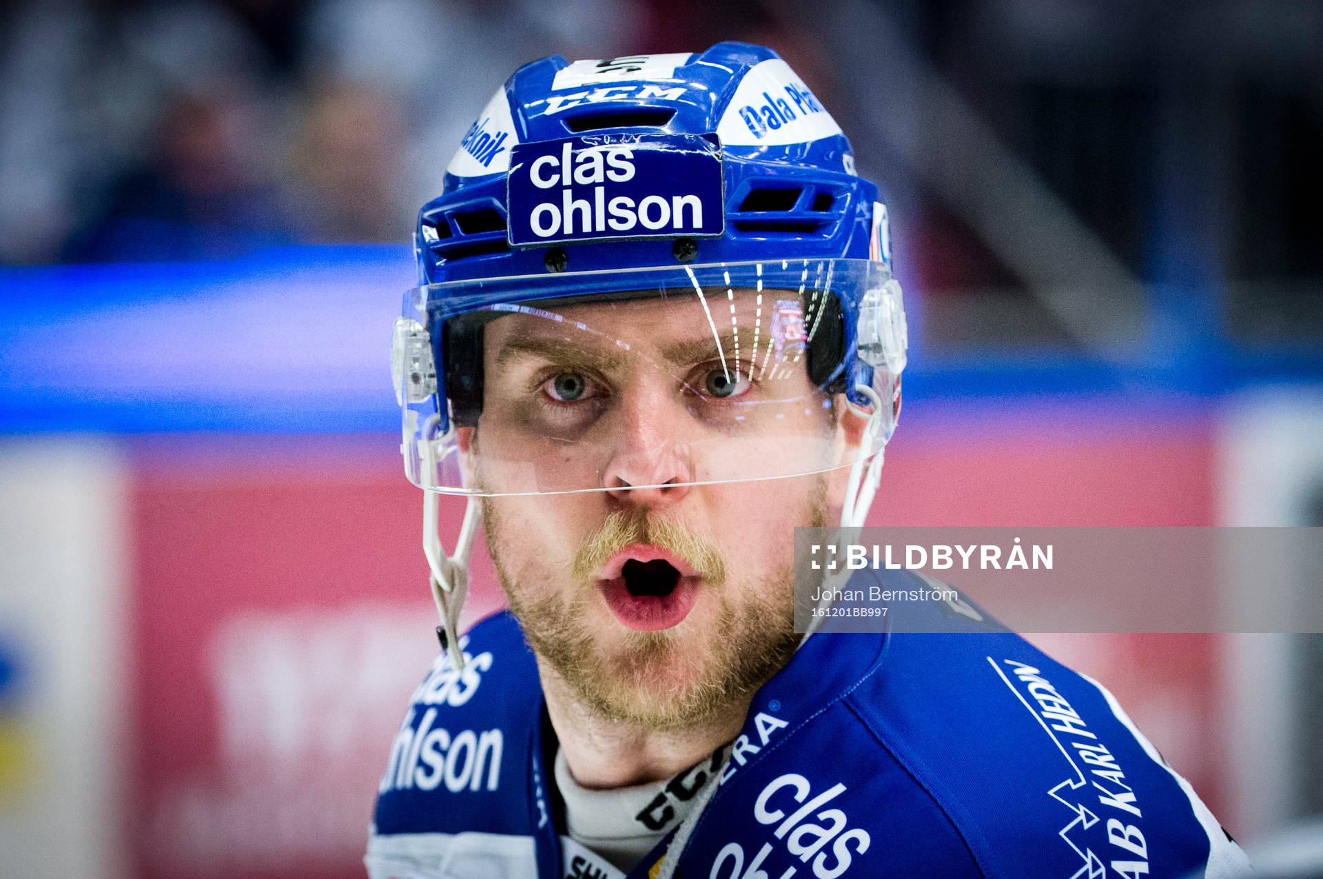 Leksands Nichlas Torp är arg