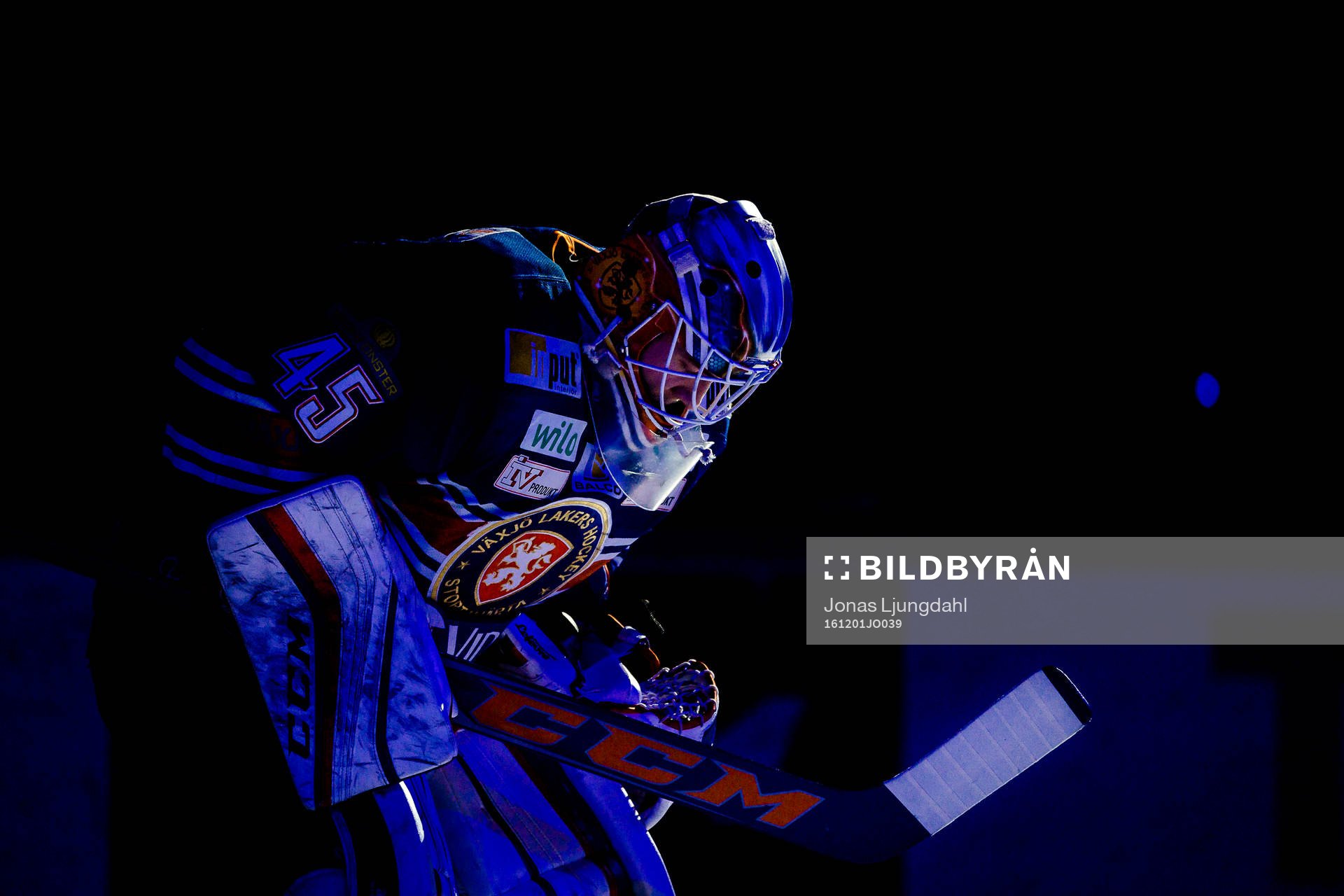 Växjös målvakt Viktor Andrén