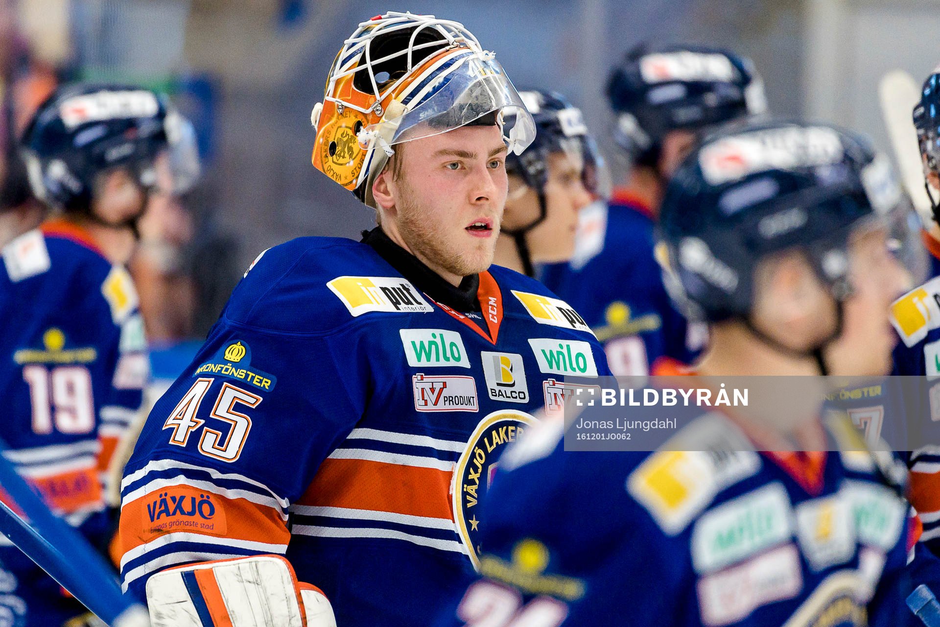 Växjös målvakt Viktor Andrén