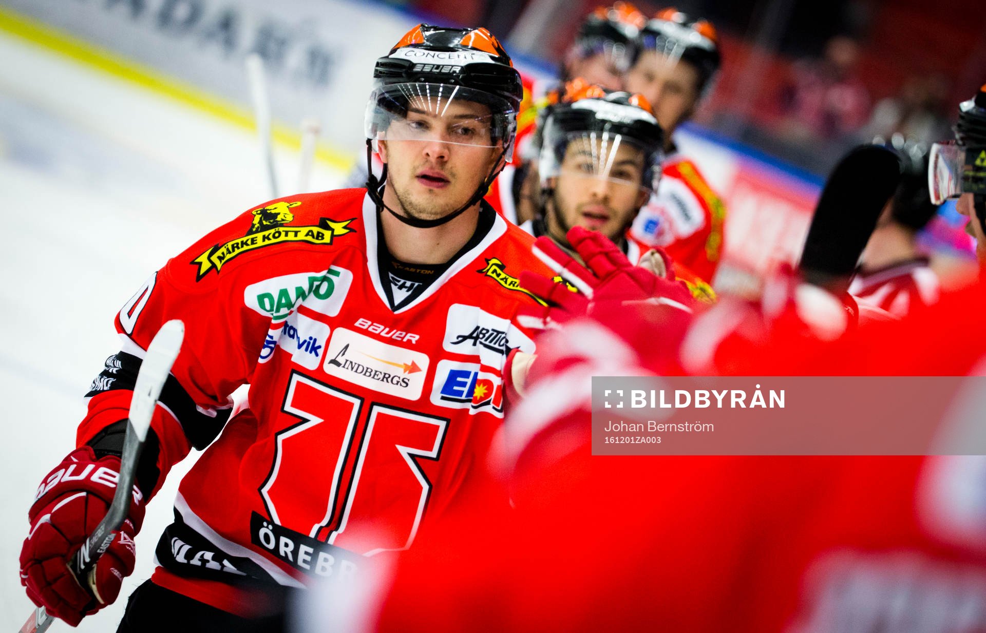 Örebros Libor Hudacek jublar