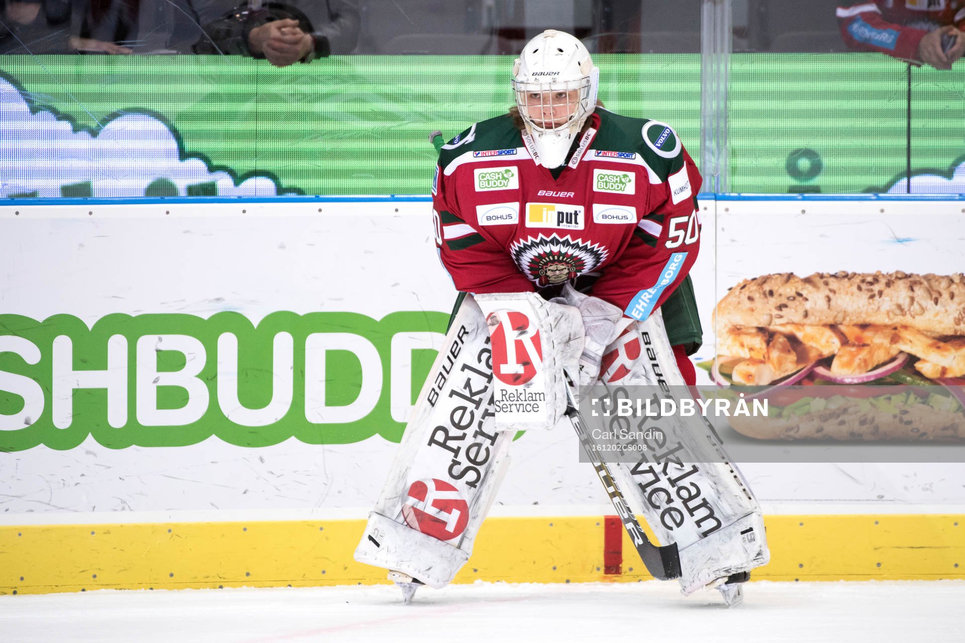 Frölundas målvakt Arvid Söderblom
