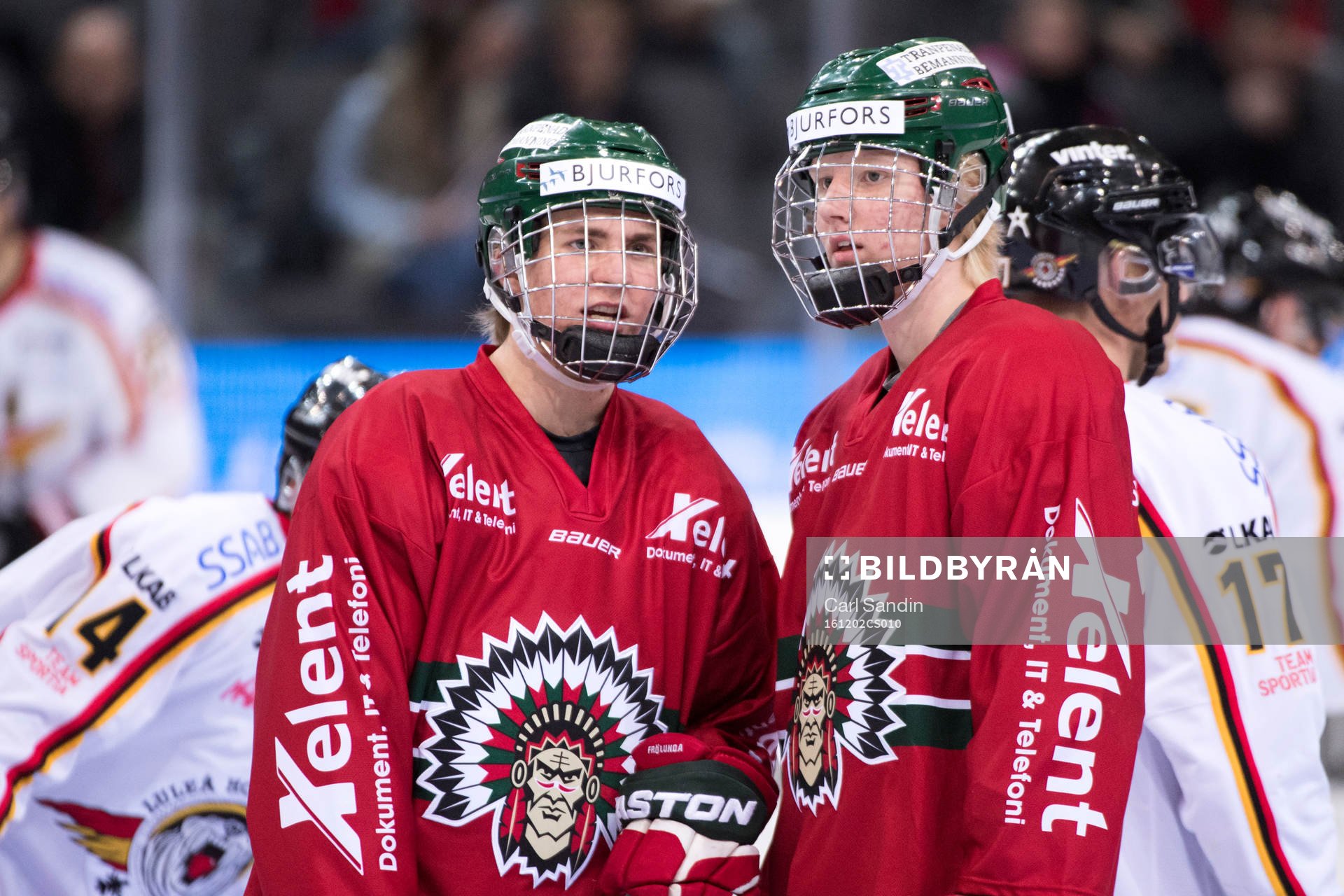 Frölundas Joni Ikonen och Rasmus Dahlin
