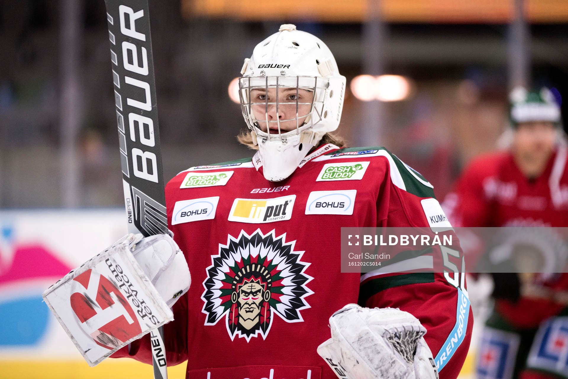 Frölundas målvakt Arvid Söderblom
