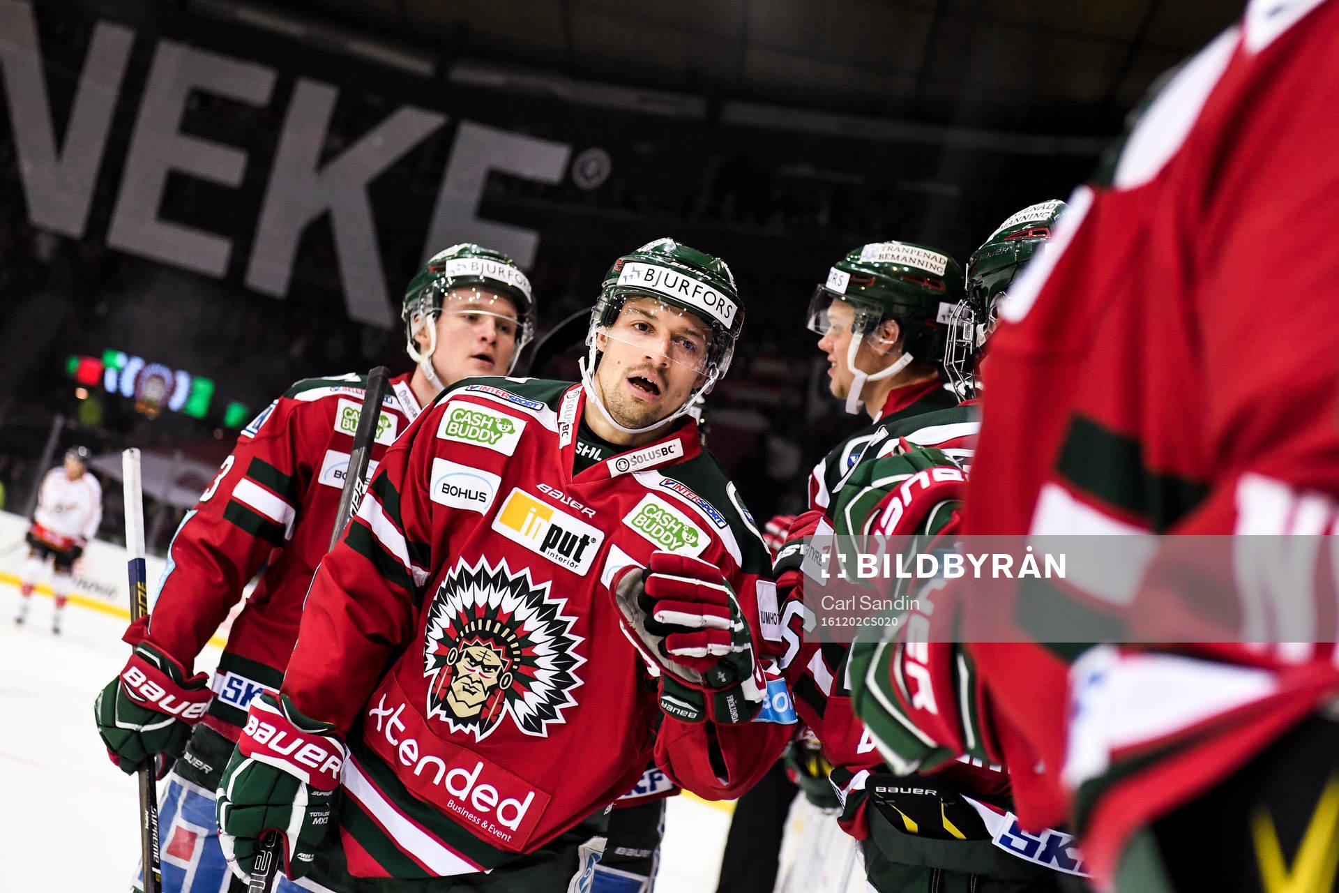 Frölundas Patrik Carlsson jublar