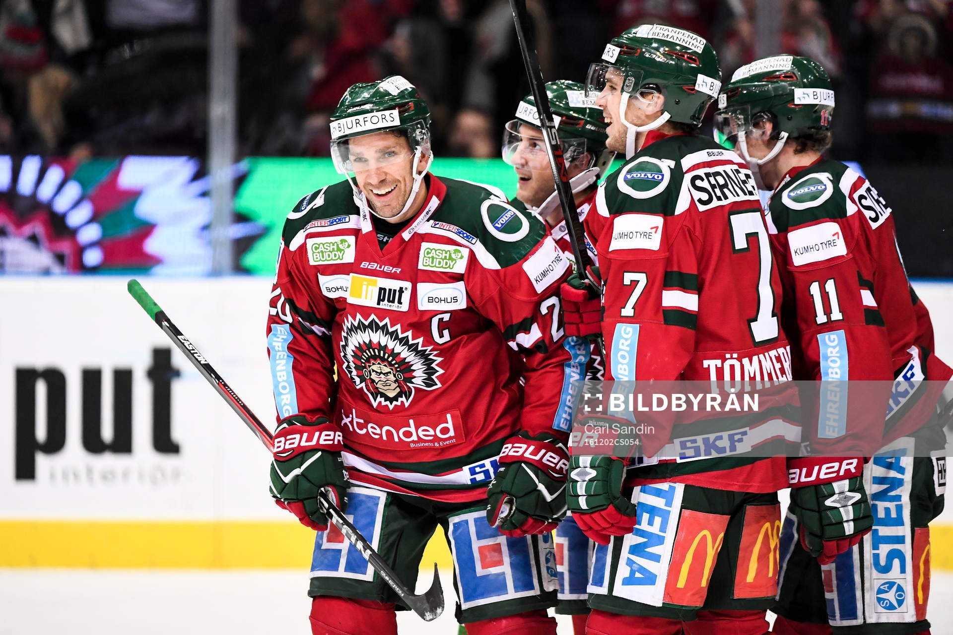 Frölundas Joel Lundqvist jublar
