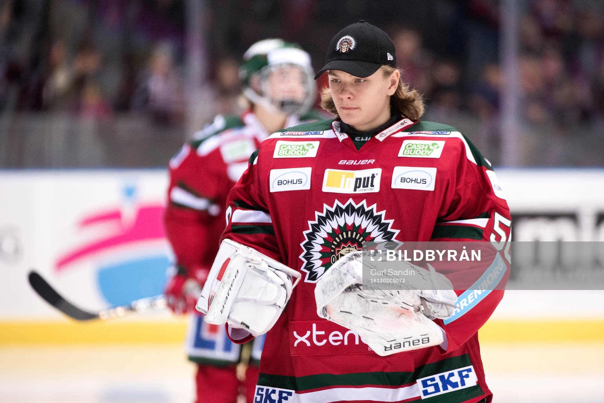 Frölundas målvakt Arvid Söderblom