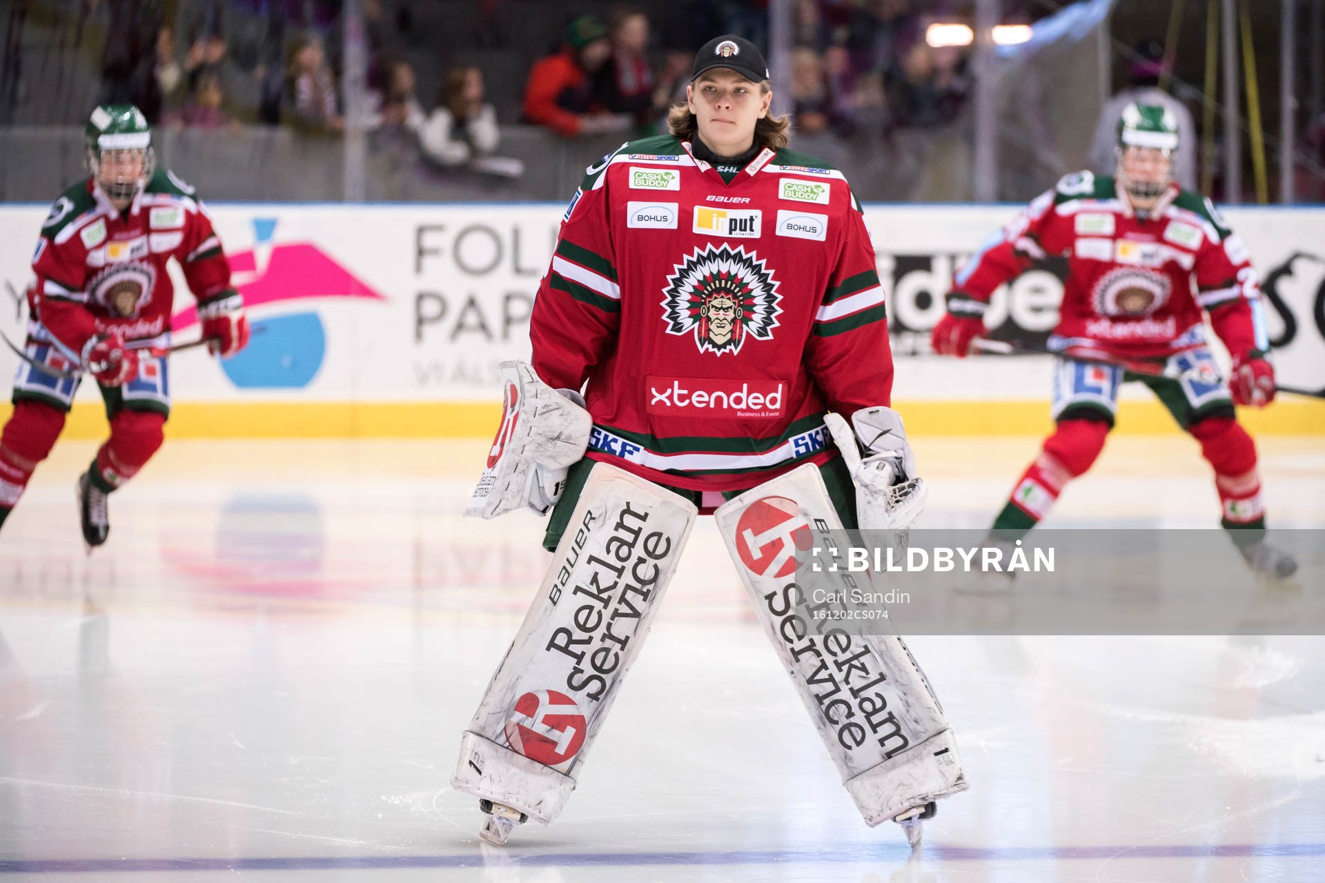 Frölundas målvakt Arvid Söderblom