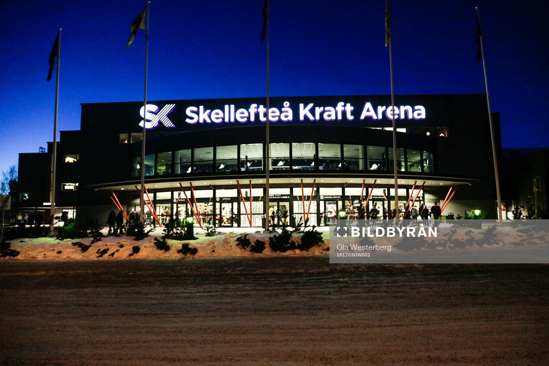 Skellefteå Kraft Arena exteriört