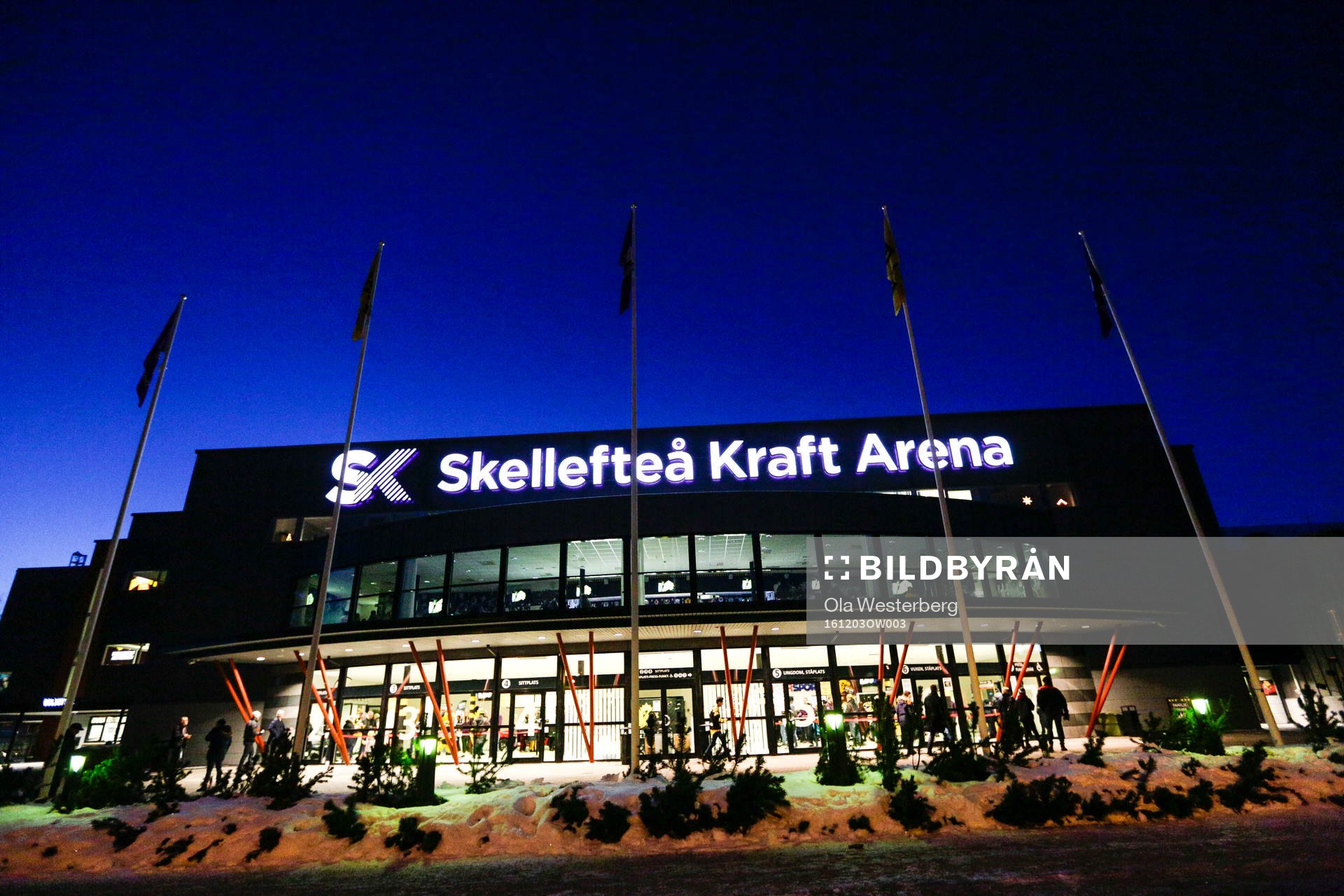 Skellefteå Kraft Arena exteriört