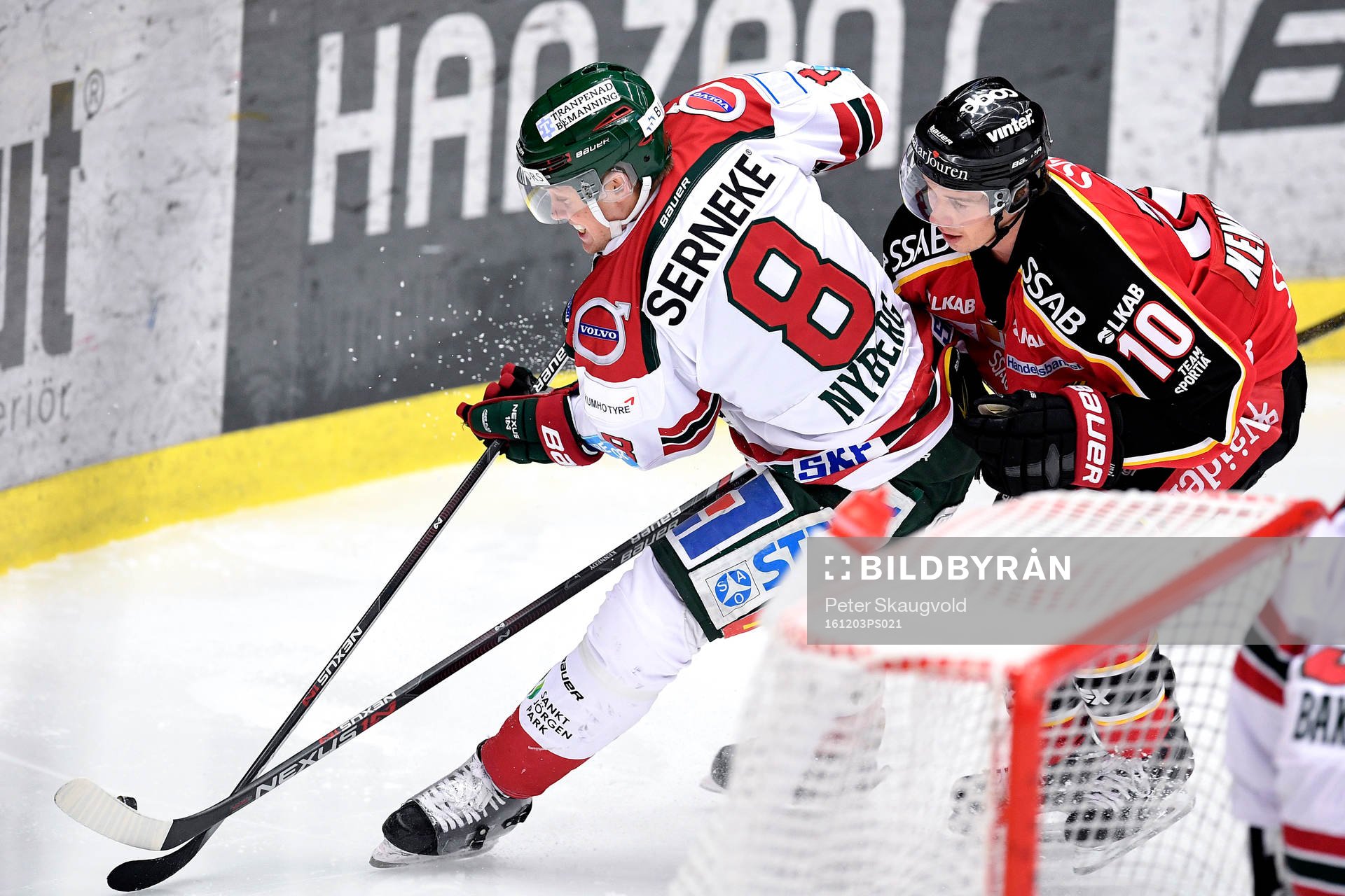 Frölundas John Nyberg och Luleås Tim Kennedy